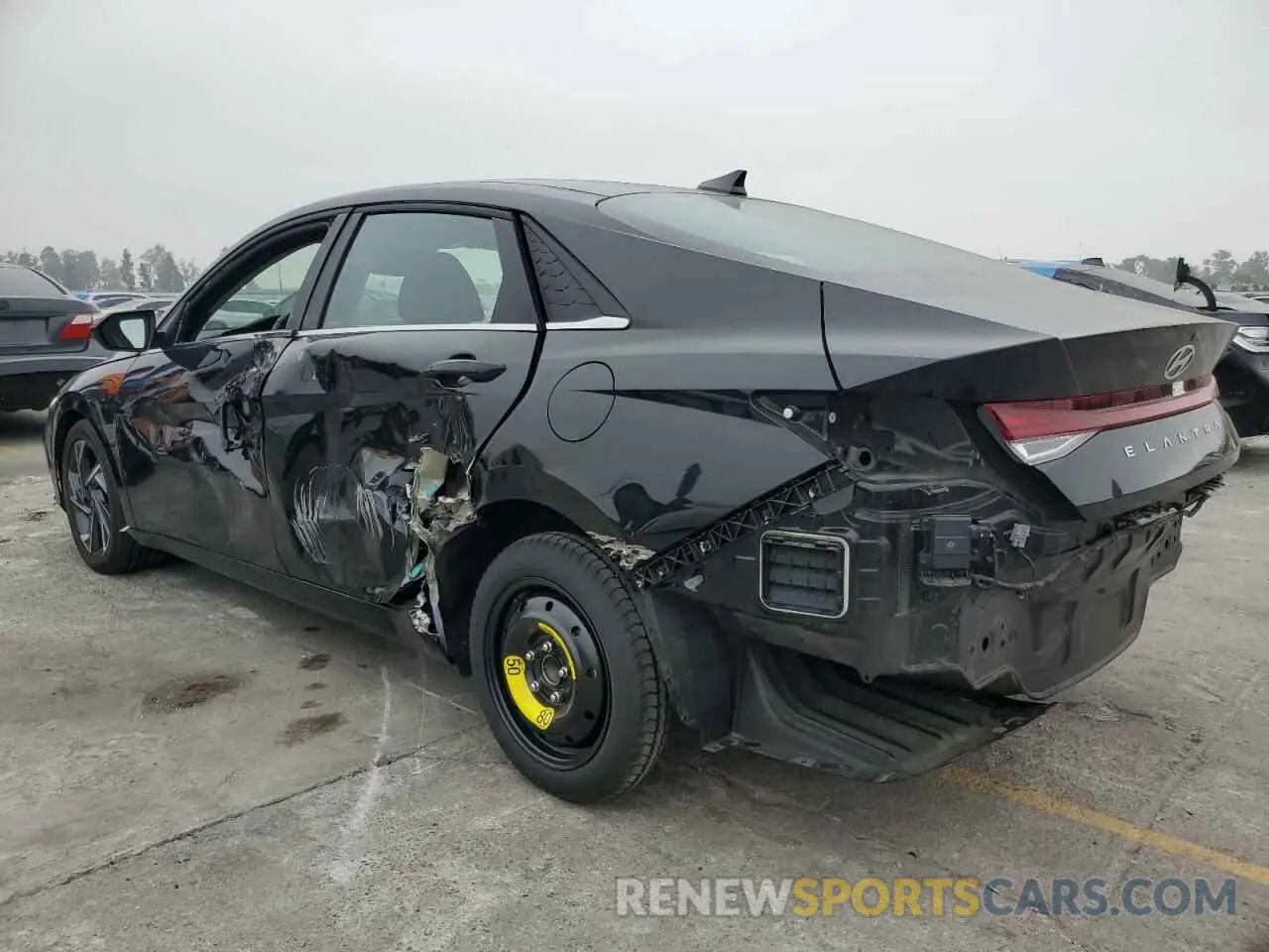 2 fotografías del automóvil dañado KMHLS4DG6SU853757 HYUNDAI ELANTRA 2025