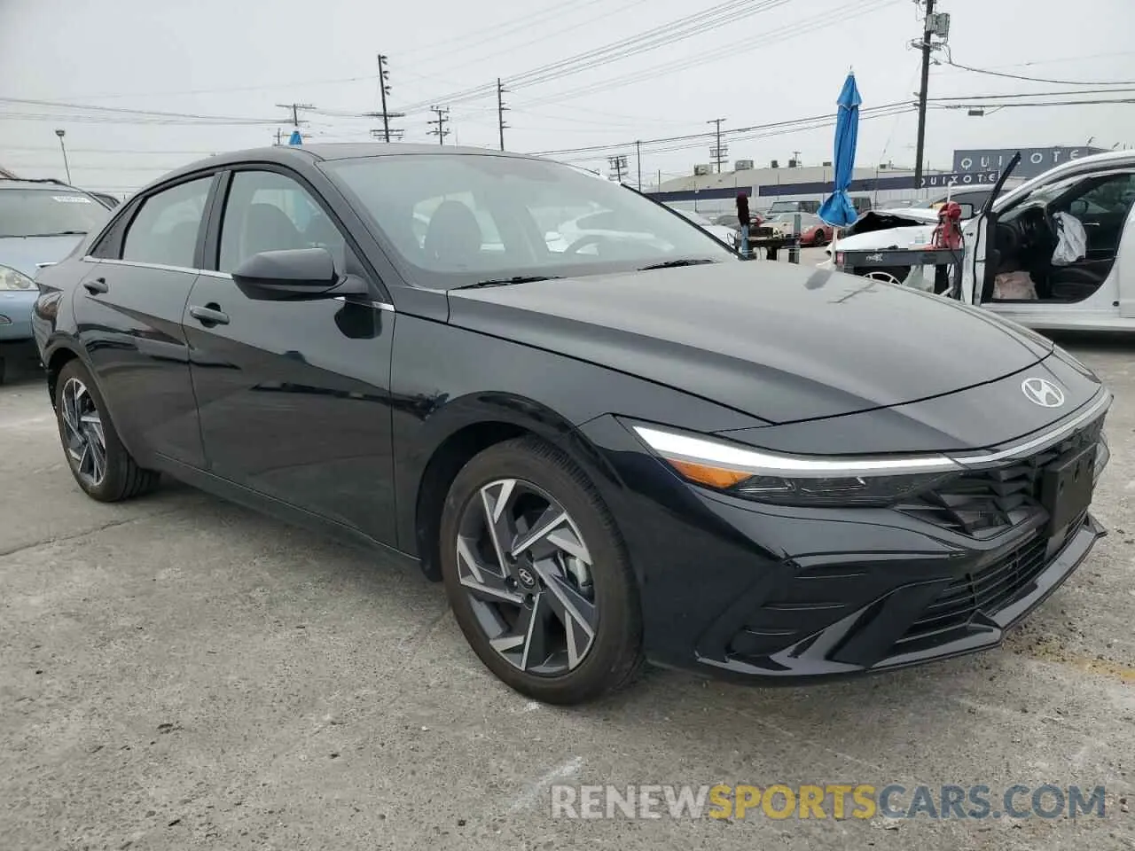 4 fotografías del automóvil dañado KMHLS4DG6SU853757 HYUNDAI ELANTRA 2025