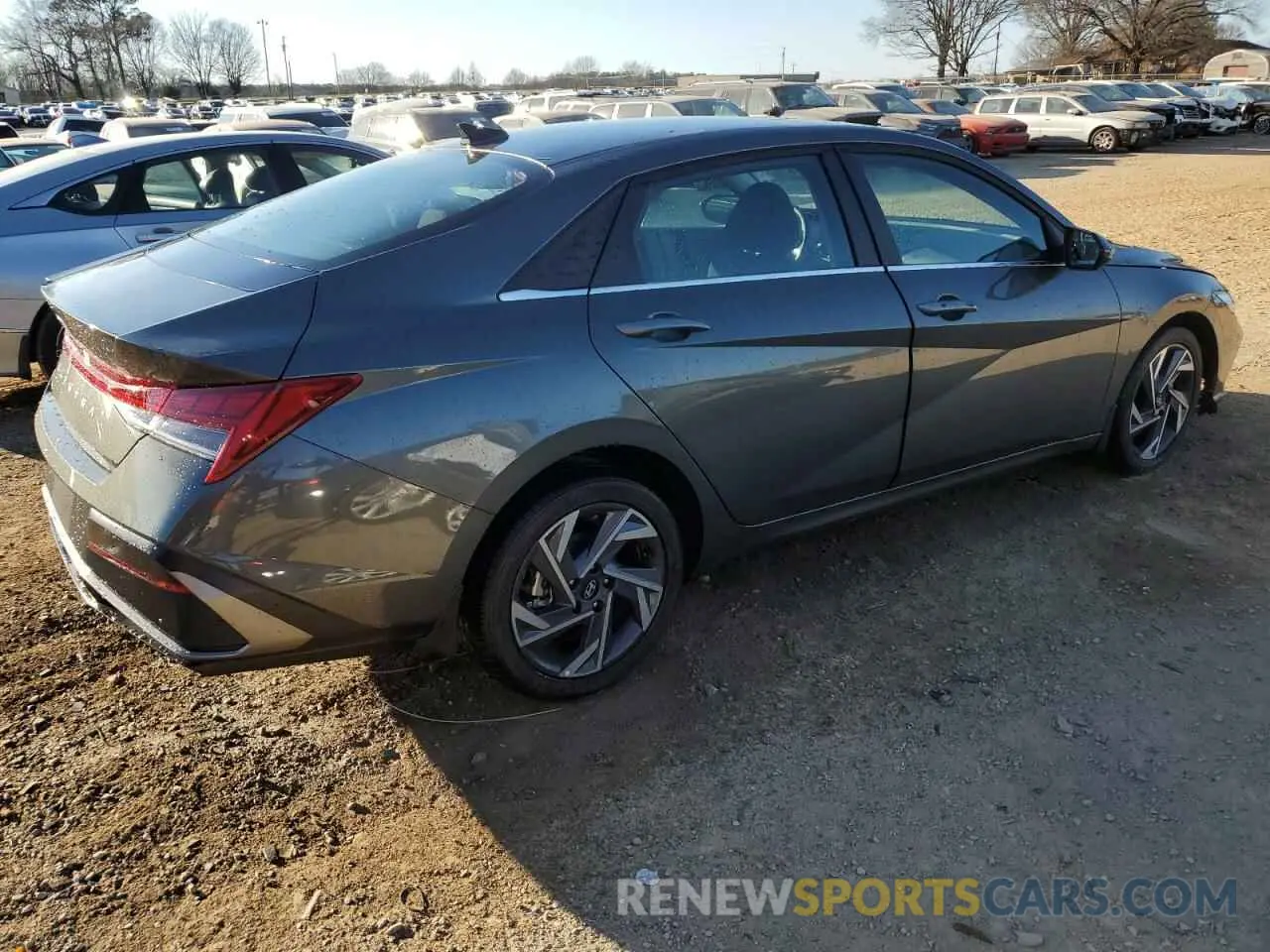 3 fotografías del automóvil dañado KMHLS4DG6SU871580 HYUNDAI ELANTRA 2025