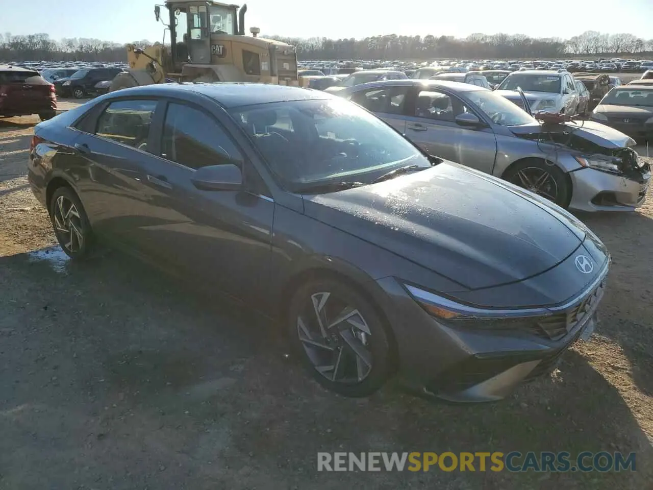 4 fotografías del automóvil dañado KMHLS4DG6SU871580 HYUNDAI ELANTRA 2025
