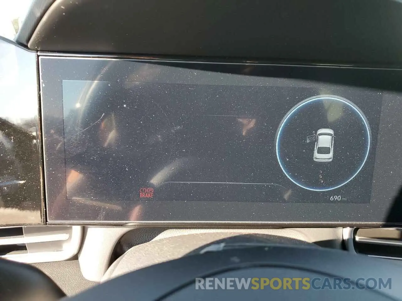 9 fotografías del automóvil dañado KMHLS4DG6SU871580 HYUNDAI ELANTRA 2025