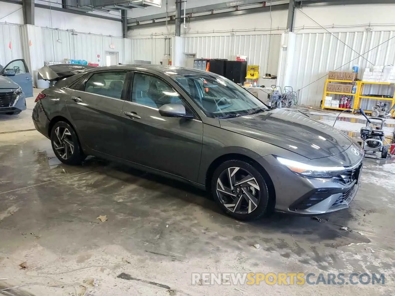 4 fotografías del automóvil dañado KMHLS4DG6SU897550 HYUNDAI ELANTRA 2025