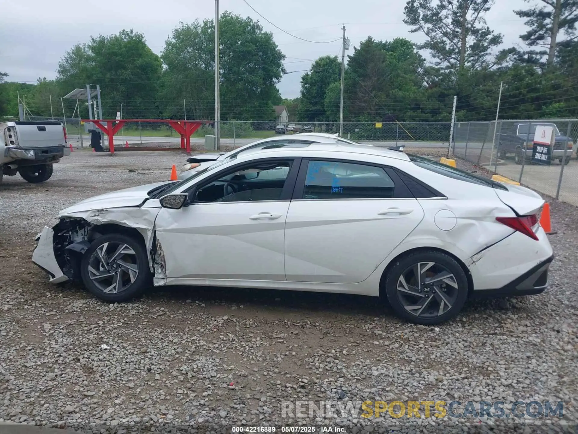 14 fotografías del automóvil dañado KMHLS4DG6SU898276 HYUNDAI ELANTRA 2025