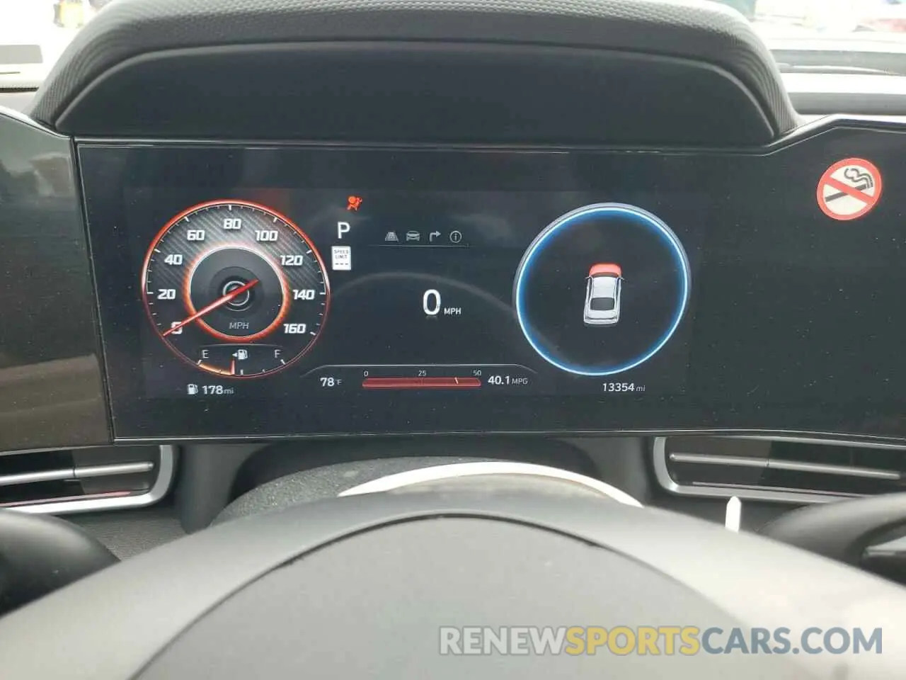 9 fotografías del automóvil dañado KMHLS4DG6SU903380 HYUNDAI ELANTRA 2025