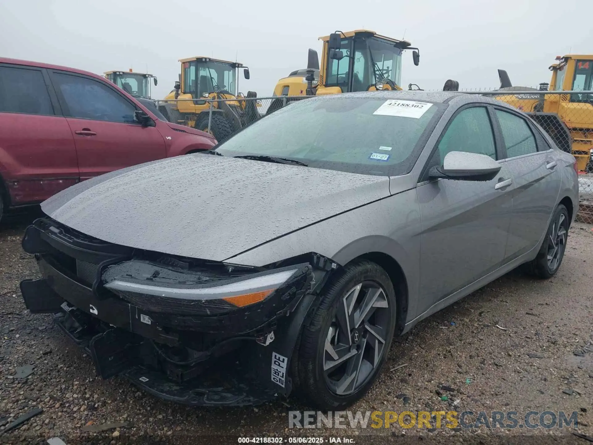 2 fotografías del automóvil dañado KMHLS4DG7SU952152 HYUNDAI ELANTRA 2025