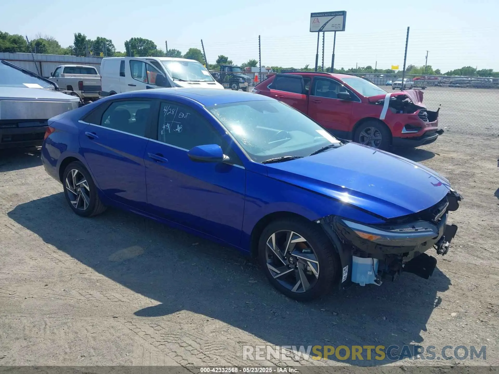 1 fotografías del automóvil dañado KMHLS4DG9SU898434 HYUNDAI ELANTRA 2025