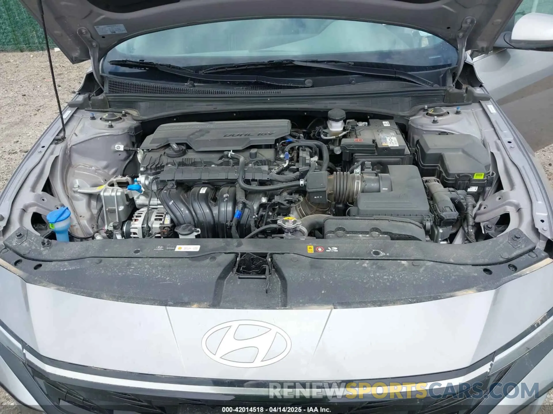 10 fotografías del automóvil dañado KMHLS4DG9SU913286 HYUNDAI ELANTRA 2025