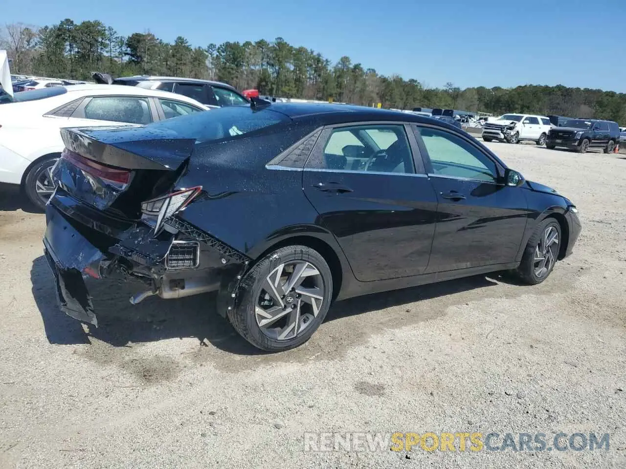 3 fotografías del automóvil dañado KMHLS4DG9SU936003 HYUNDAI ELANTRA 2025