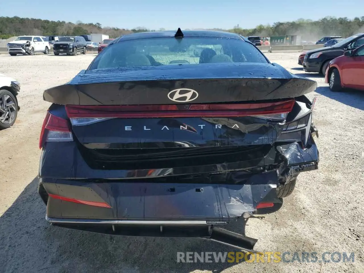 6 fotografías del automóvil dañado KMHLS4DG9SU936003 HYUNDAI ELANTRA 2025