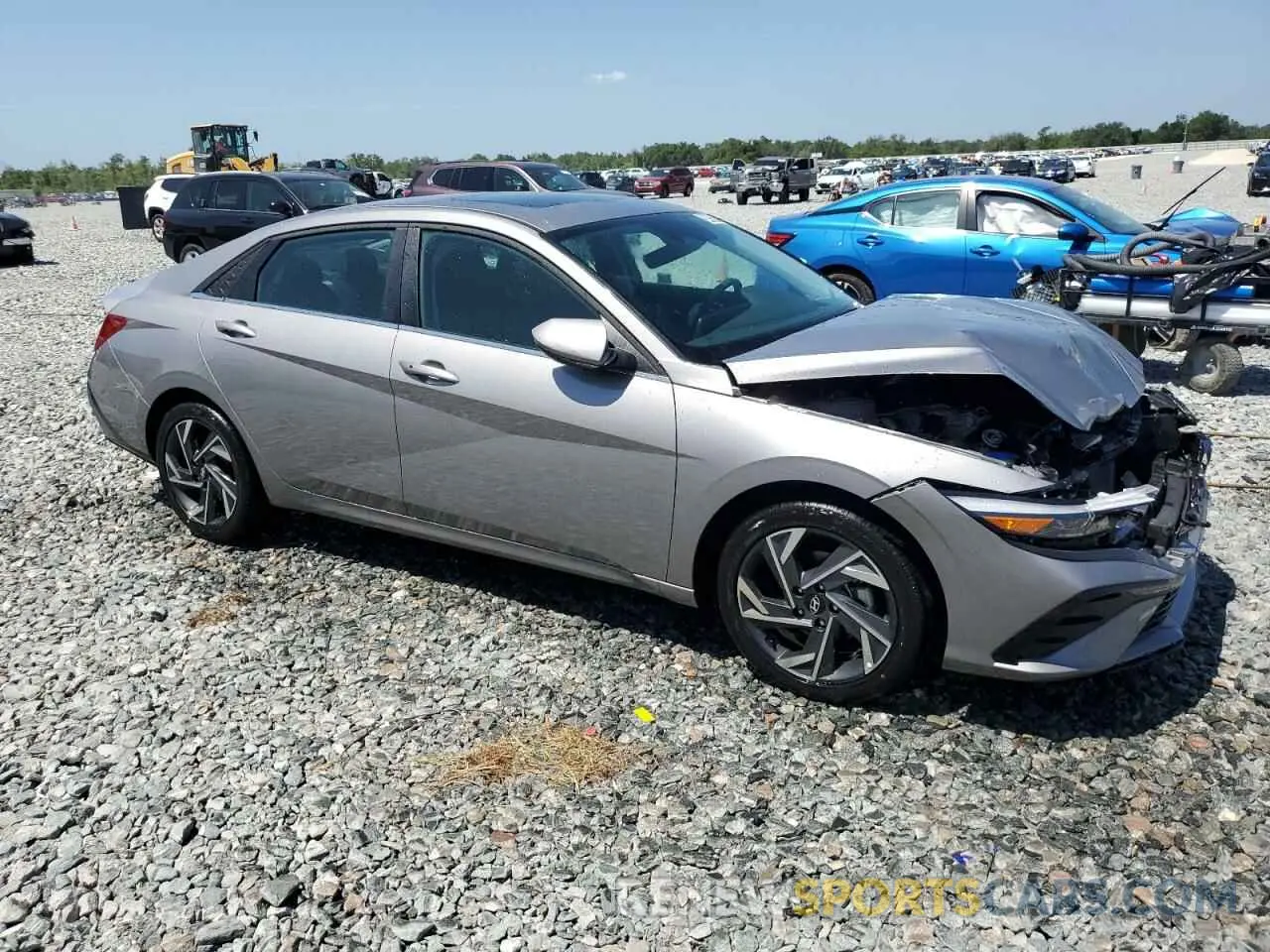 4 fotografías del automóvil dañado KMHLS4DG9SU943131 HYUNDAI ELANTRA 2025
