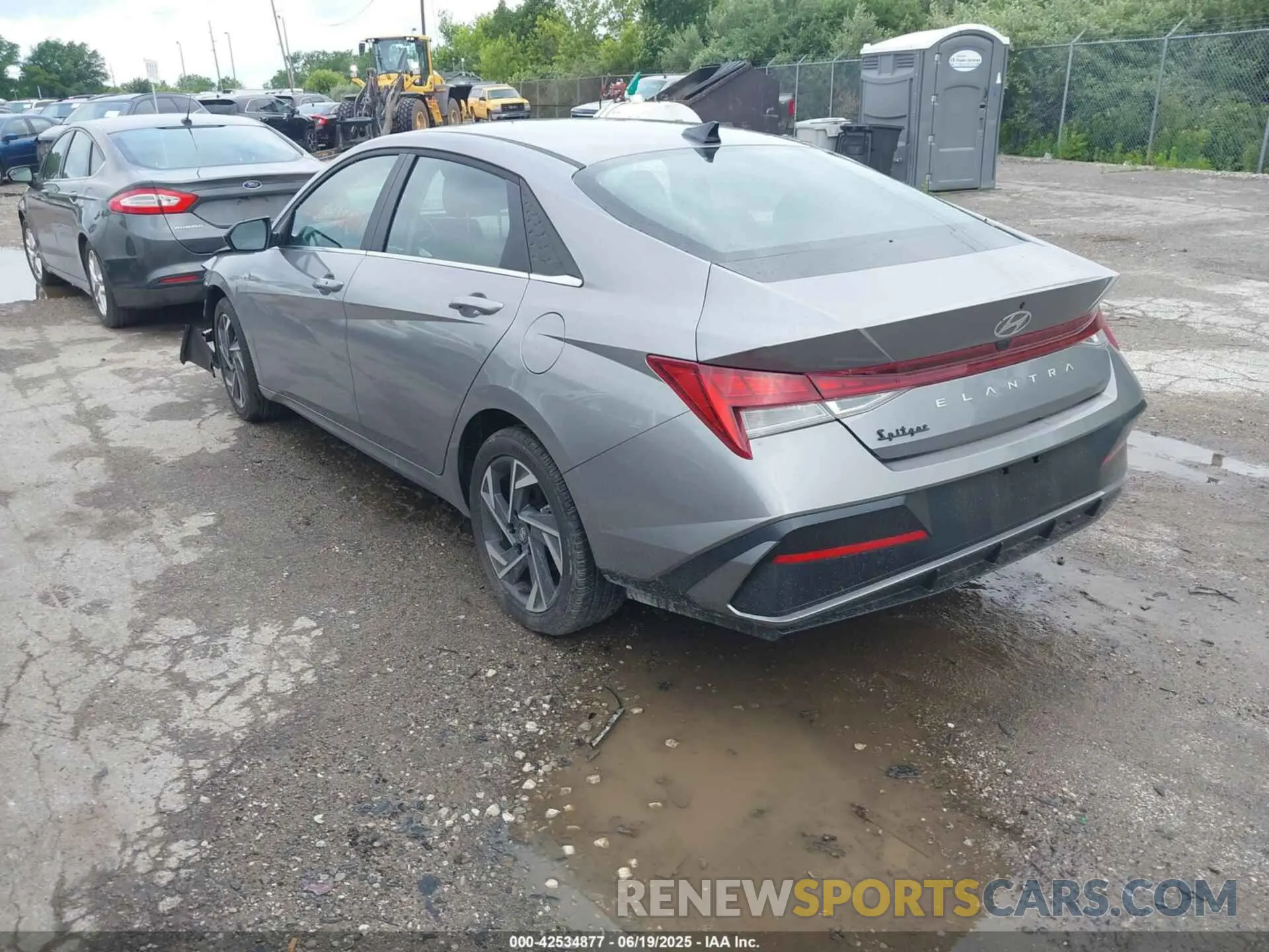 3 fotografías del automóvil dañado KMHLS4DGXSU860663 HYUNDAI ELANTRA 2025