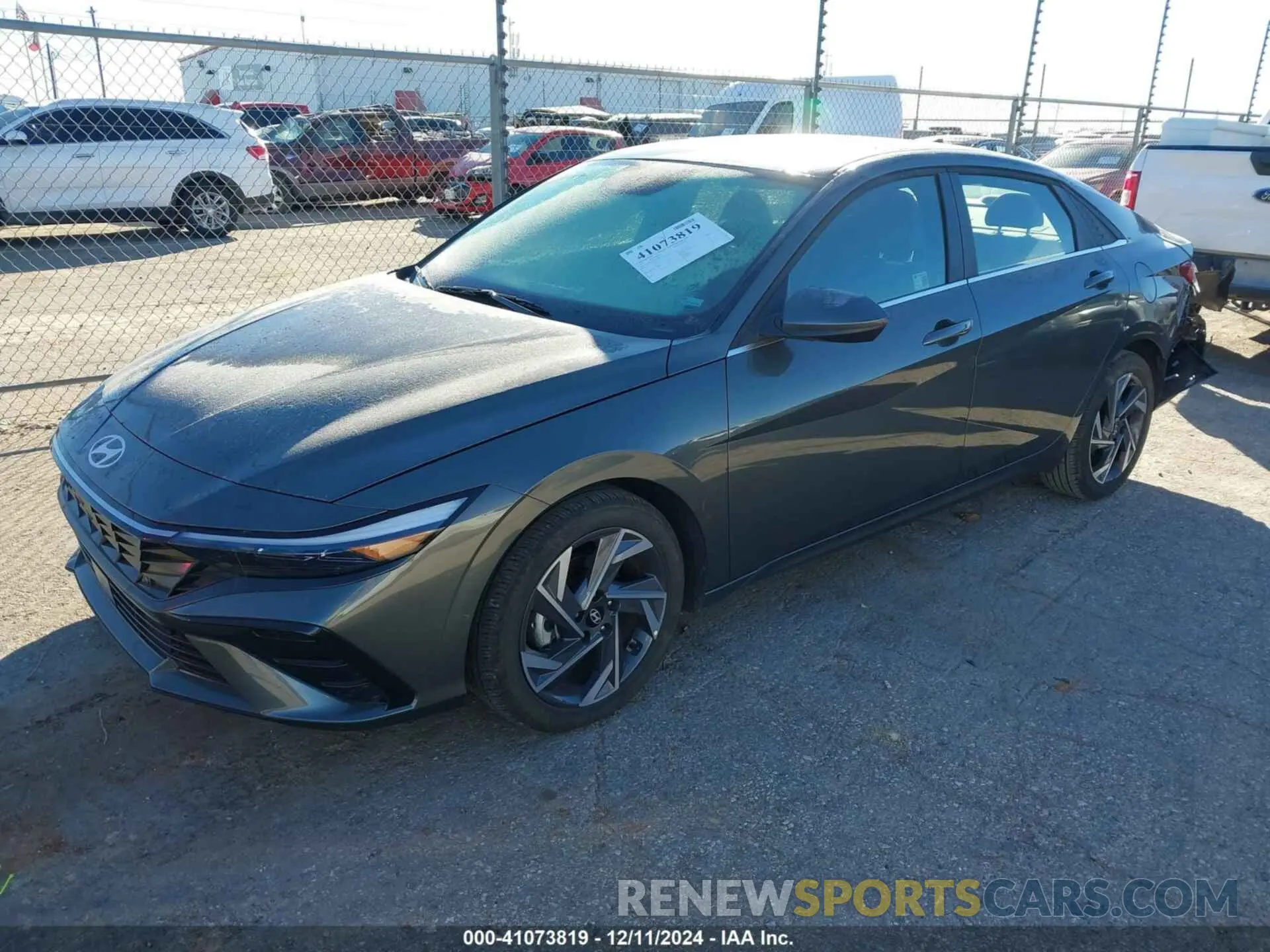 2 fotografías del automóvil dañado KMHLS4DGXSU861568 HYUNDAI ELANTRA 2025