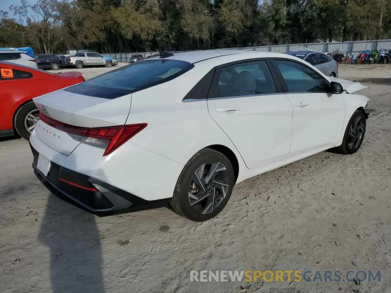 3 fotografías del automóvil dañado KMHLS4DGXSU862428 HYUNDAI ELANTRA 2025