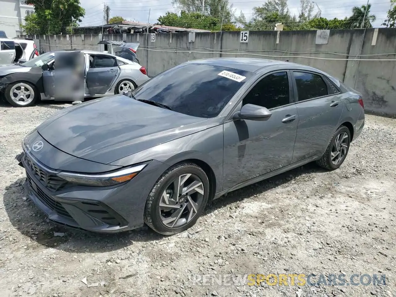 1 fotografías del automóvil dañado KMHLS4DGXSU877155 HYUNDAI ELANTRA 2025