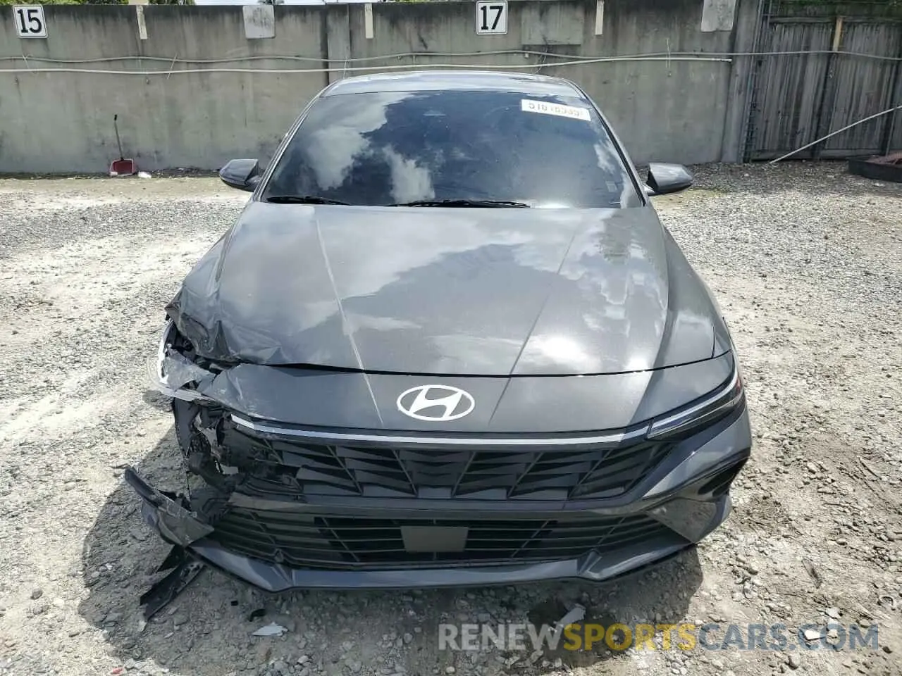 5 fotografías del automóvil dañado KMHLS4DGXSU877155 HYUNDAI ELANTRA 2025