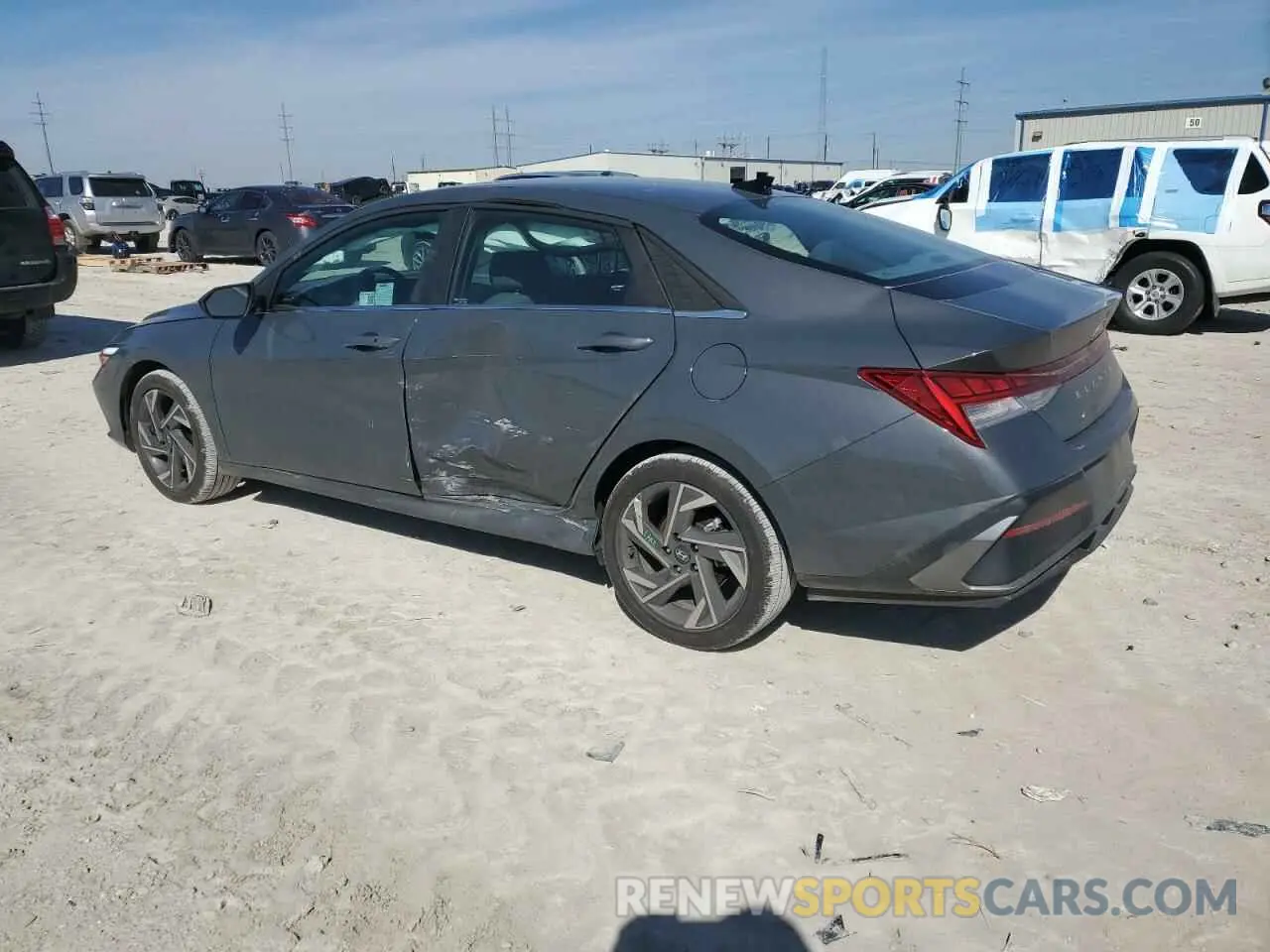 2 fotografías del automóvil dañado KMHLS4DGXSU895011 HYUNDAI ELANTRA 2025