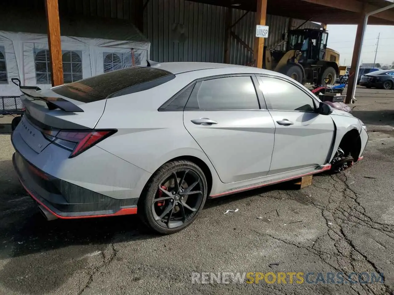 3 fotografías del automóvil dañado KMHLW4DK6SU023174 HYUNDAI ELANTRA 2025