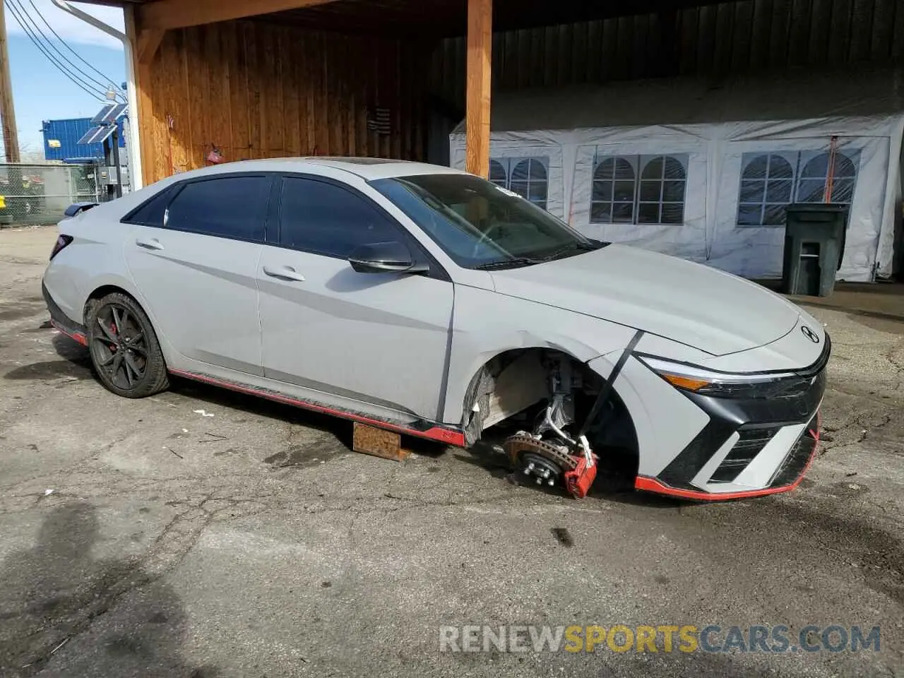 4 fotografías del automóvil dañado KMHLW4DK6SU023174 HYUNDAI ELANTRA 2025