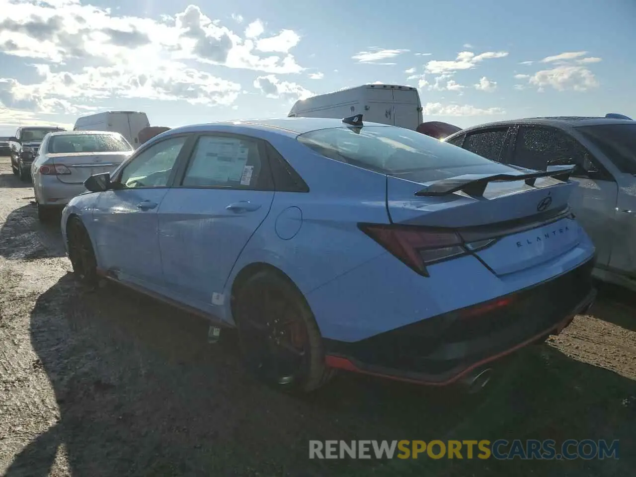 2 fotografías del automóvil dañado KMHLW4DK8SU024018 HYUNDAI ELANTRA 2025