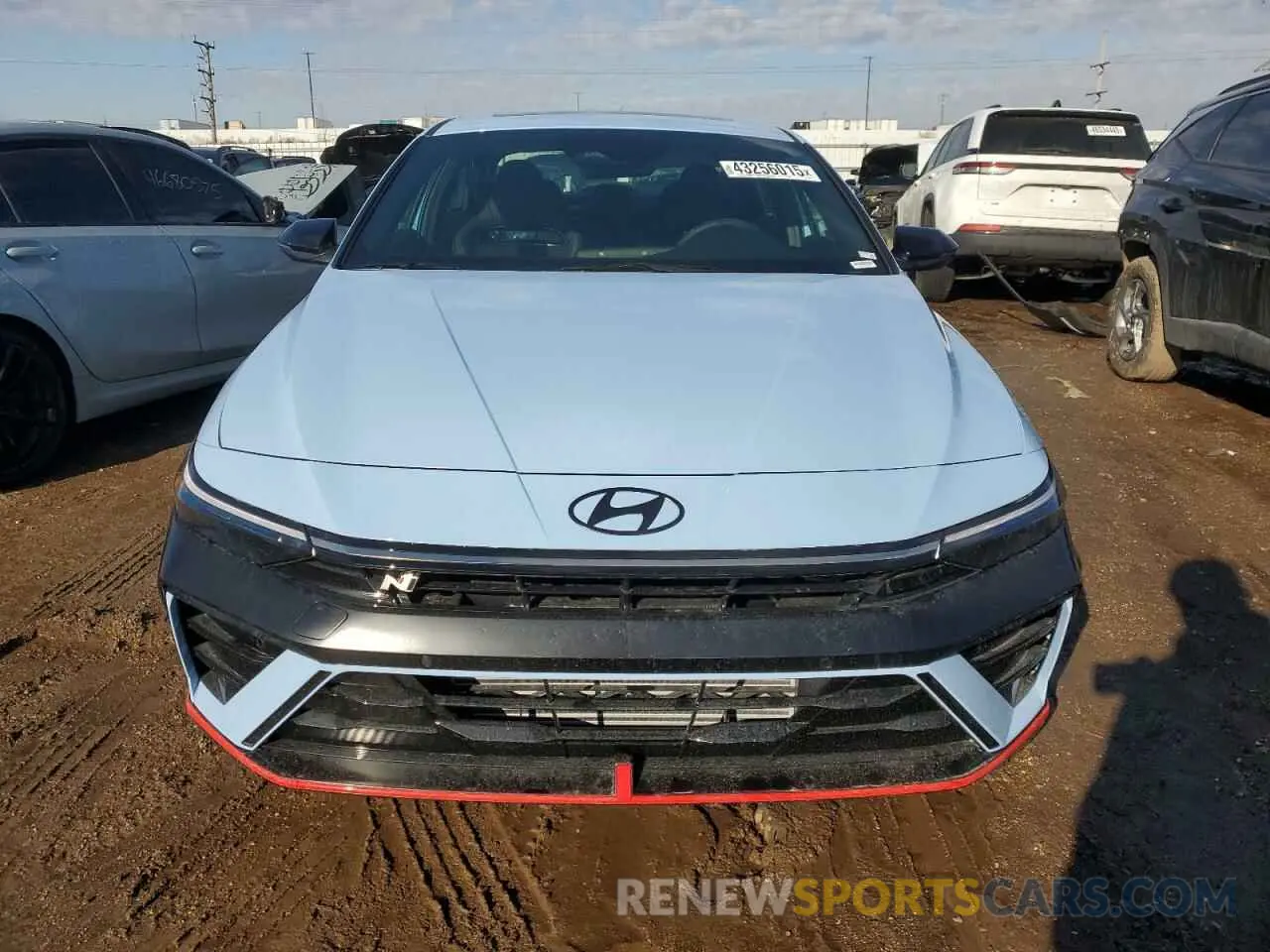 5 fotografías del automóvil dañado KMHLW4DK8SU024018 HYUNDAI ELANTRA 2025
