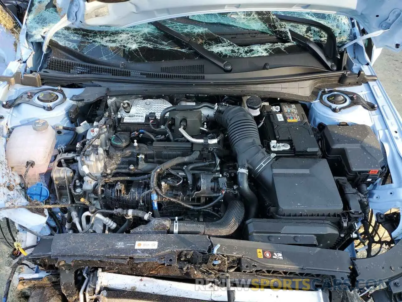 11 fotografías del automóvil dañado KMHLW4DK9SU026280 HYUNDAI ELANTRA 2025