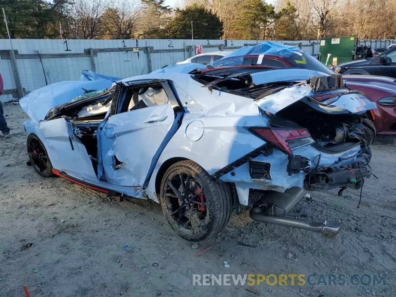 2 fotografías del automóvil dañado KMHLW4DK9SU026280 HYUNDAI ELANTRA 2025