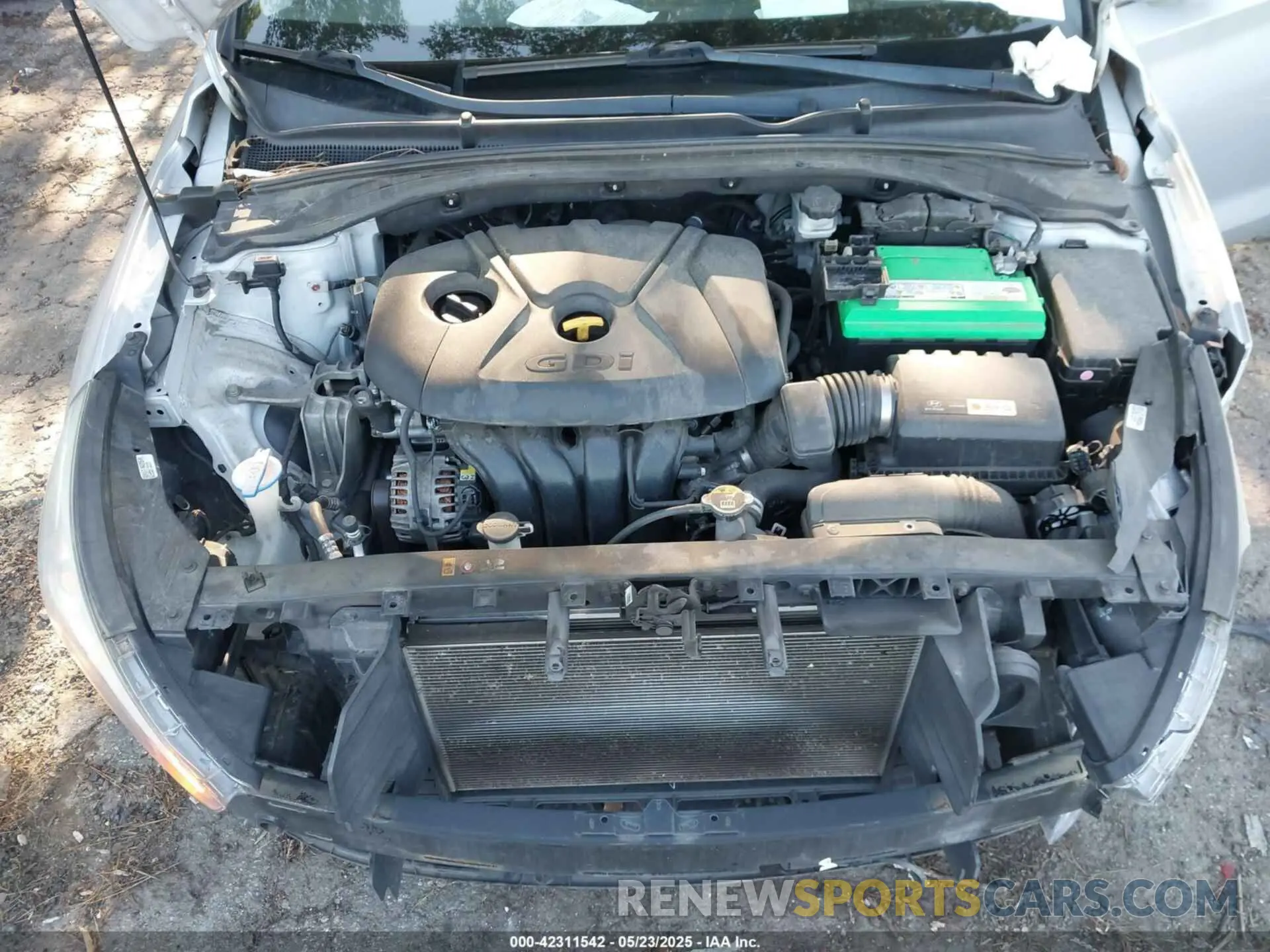 10 fotografías del automóvil dañado KMHH35LE3KU095045 HYUNDAI ELANTRA GT 2019