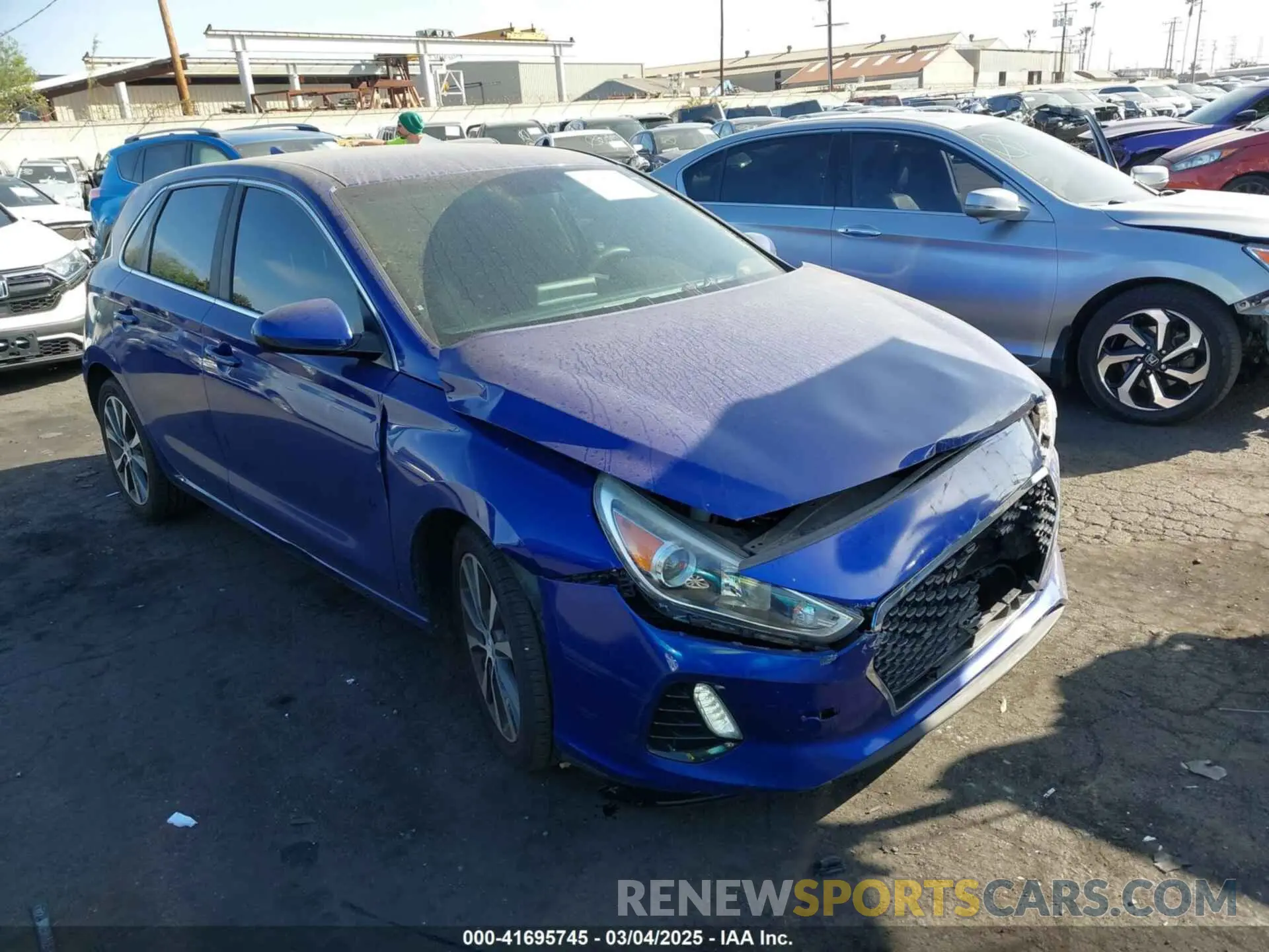 1 fotografías del automóvil dañado KMHH35LE7KU091600 HYUNDAI ELANTRA GT 2019