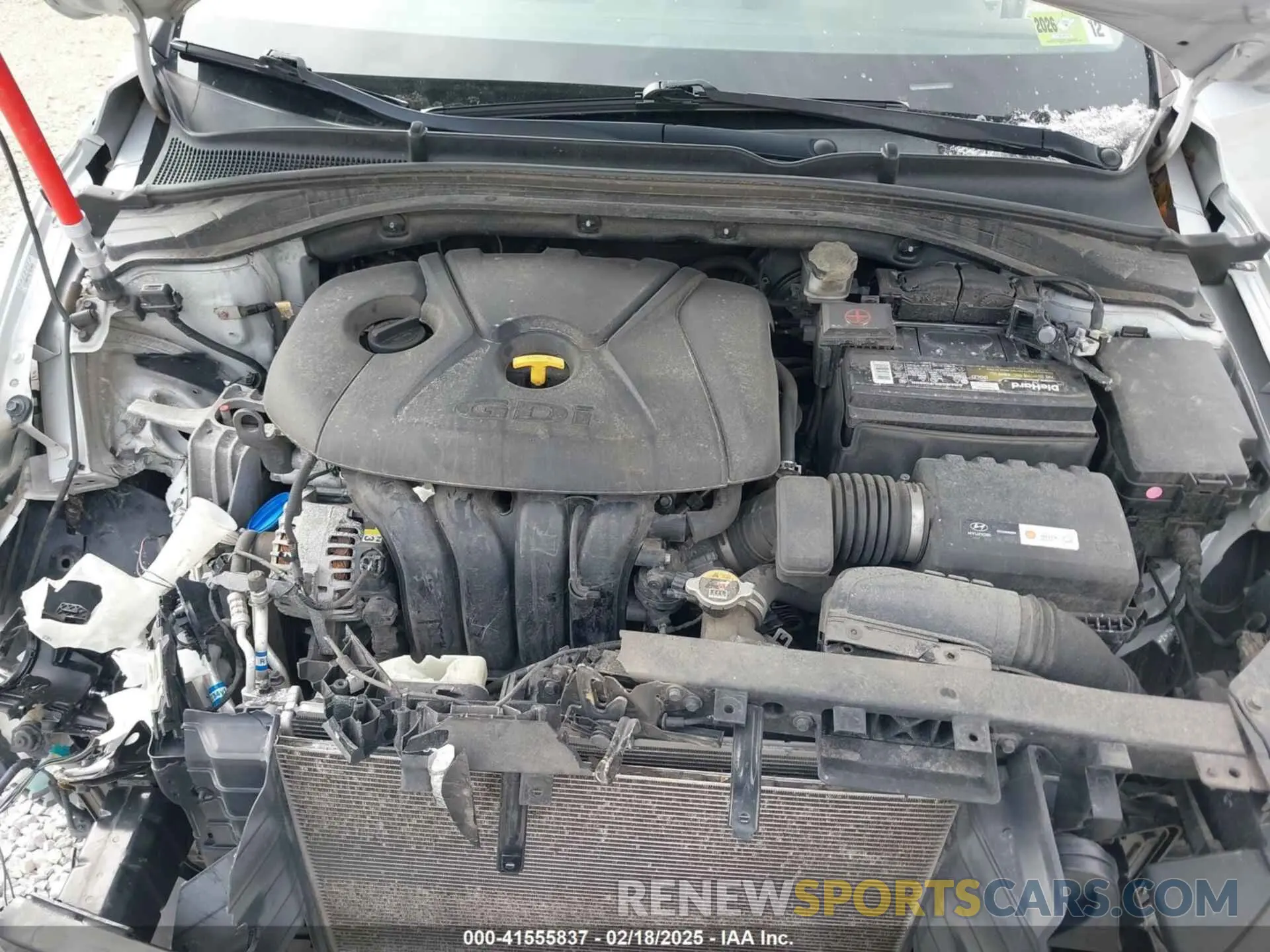 10 fotografías del automóvil dañado KMHH35LE8KU088141 HYUNDAI ELANTRA GT 2019