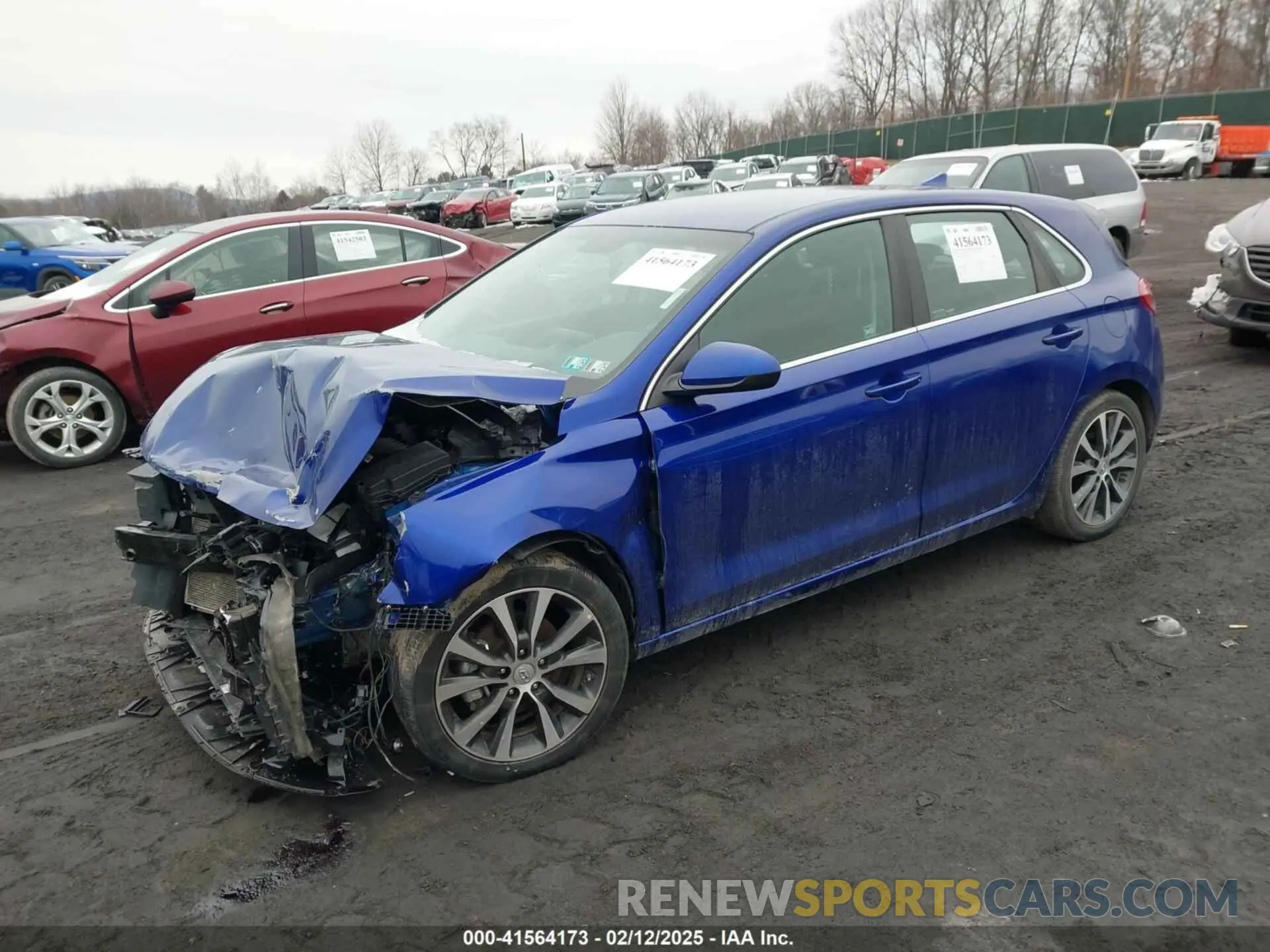 2 fotografías del automóvil dañado KMHH35LE2LU137626 HYUNDAI ELANTRA GT 2020