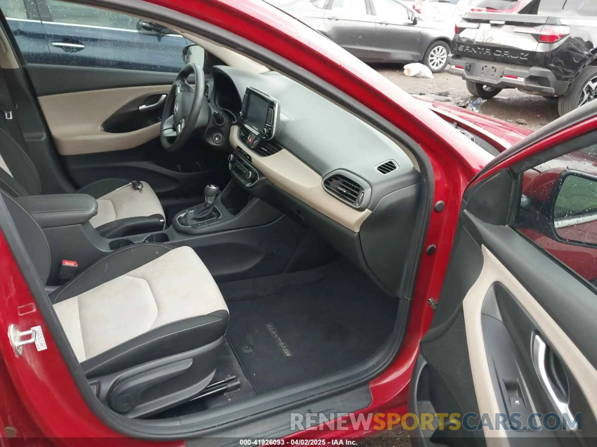 5 fotografías del automóvil dañado KMHH35LE6LU119338 HYUNDAI ELANTRA GT 2020