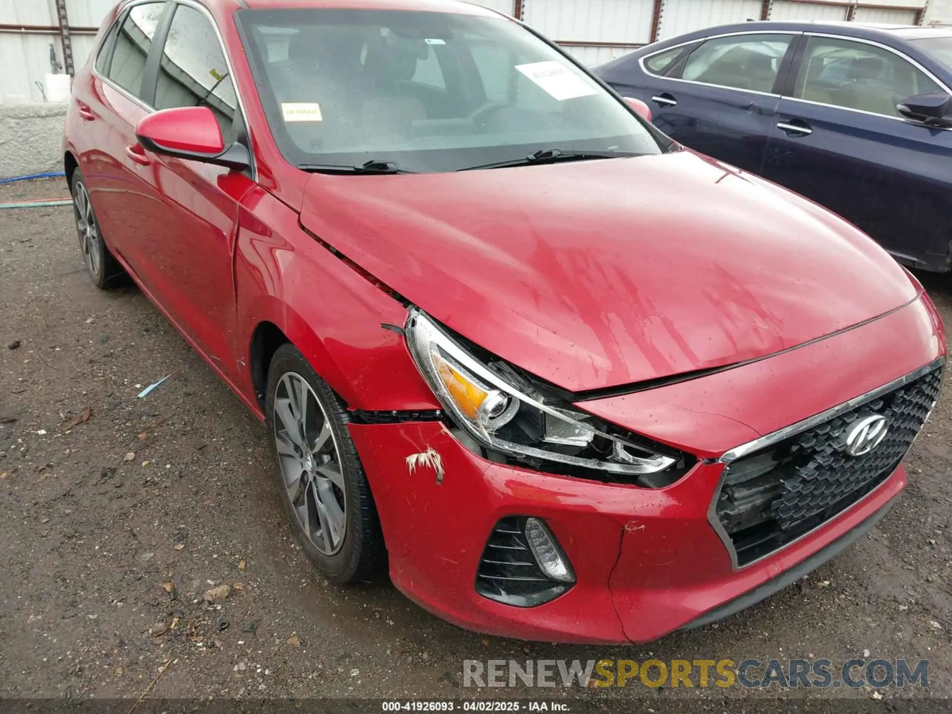 6 fotografías del automóvil dañado KMHH35LE6LU119338 HYUNDAI ELANTRA GT 2020