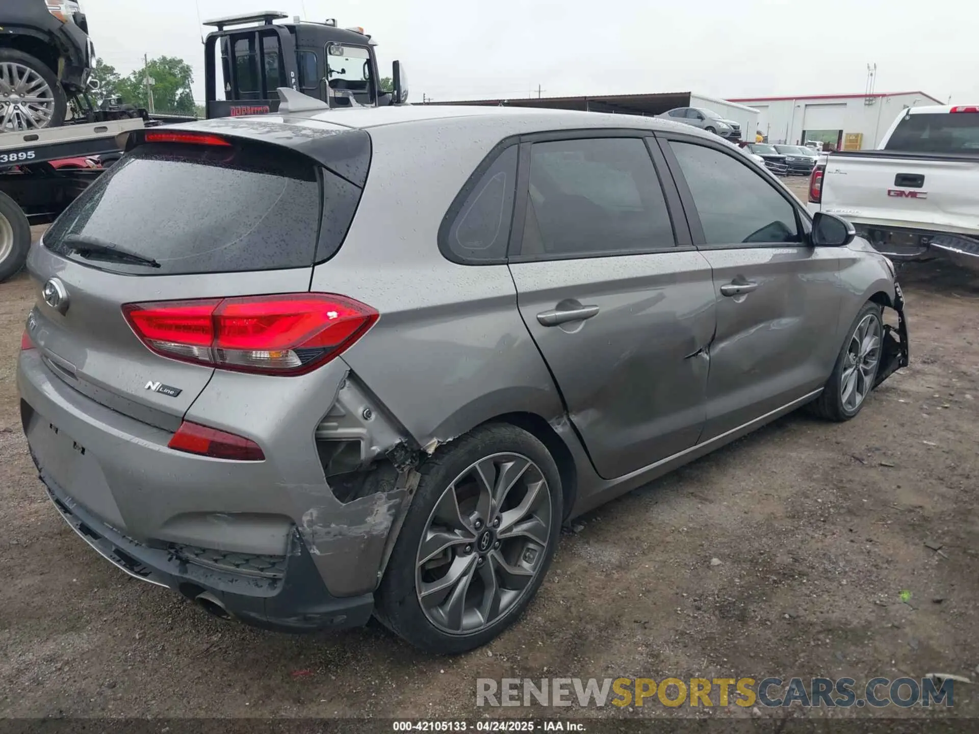 6 fotografías del automóvil dañado KMHH55LC8LU127949 HYUNDAI ELANTRA GT 2020