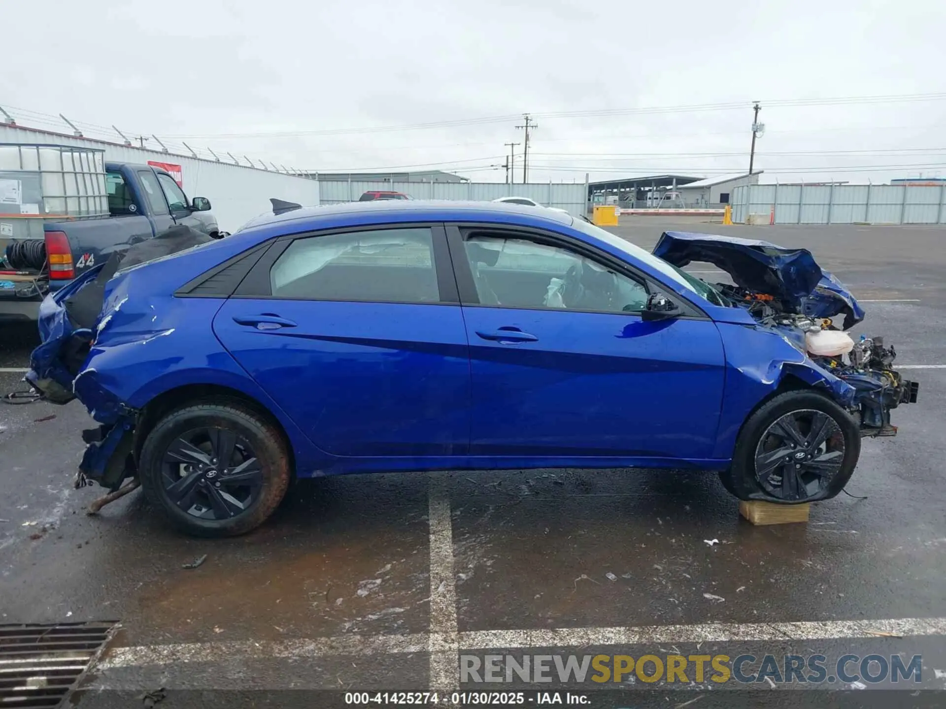14 fotografías del automóvil dañado KMHLM4AJ0MU008190 HYUNDAI ELANTRA HYBRID 2021