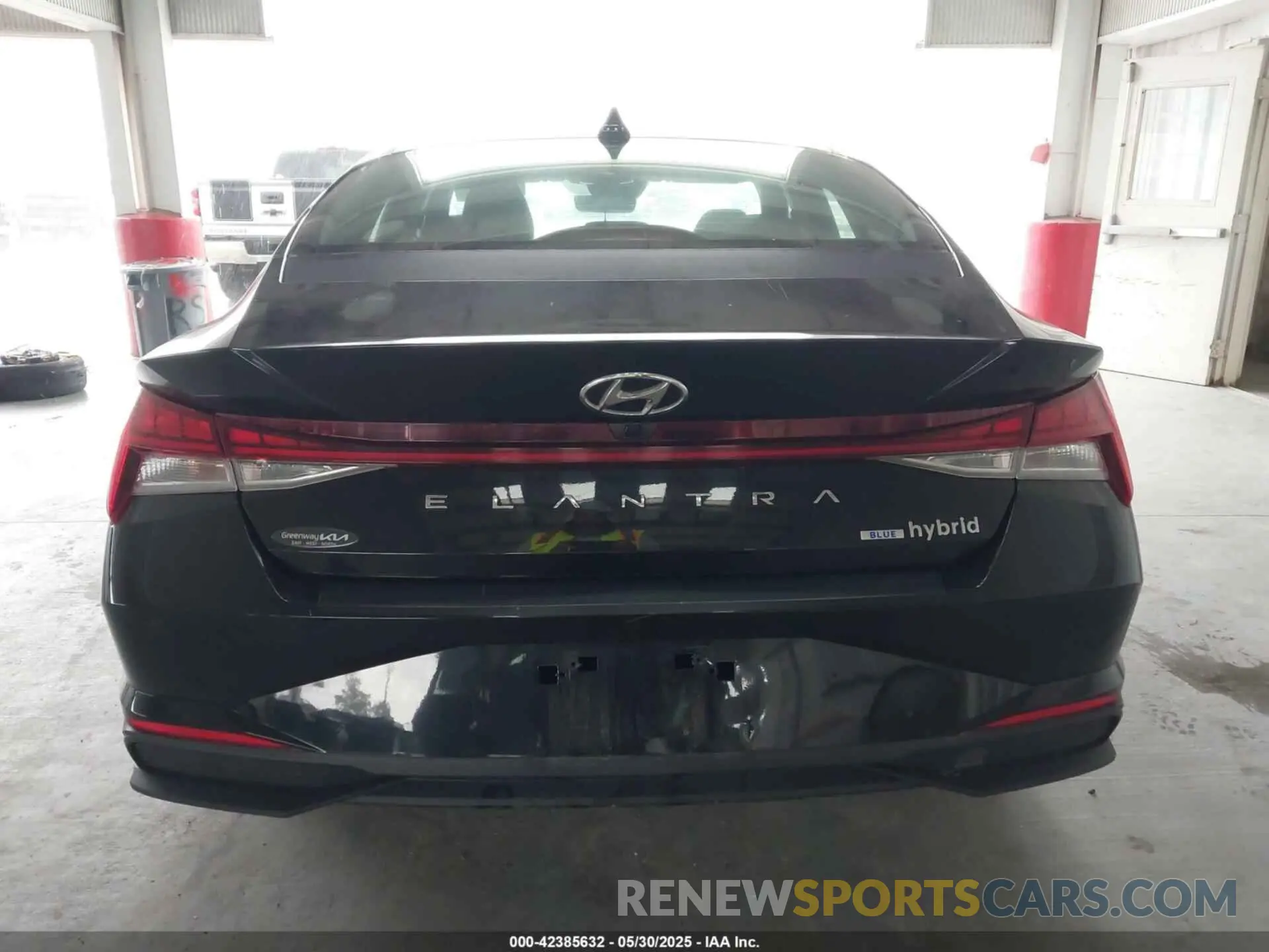 17 fotografías del automóvil dañado KMHLM4AJ8MU005392 HYUNDAI ELANTRA HYBRID 2021