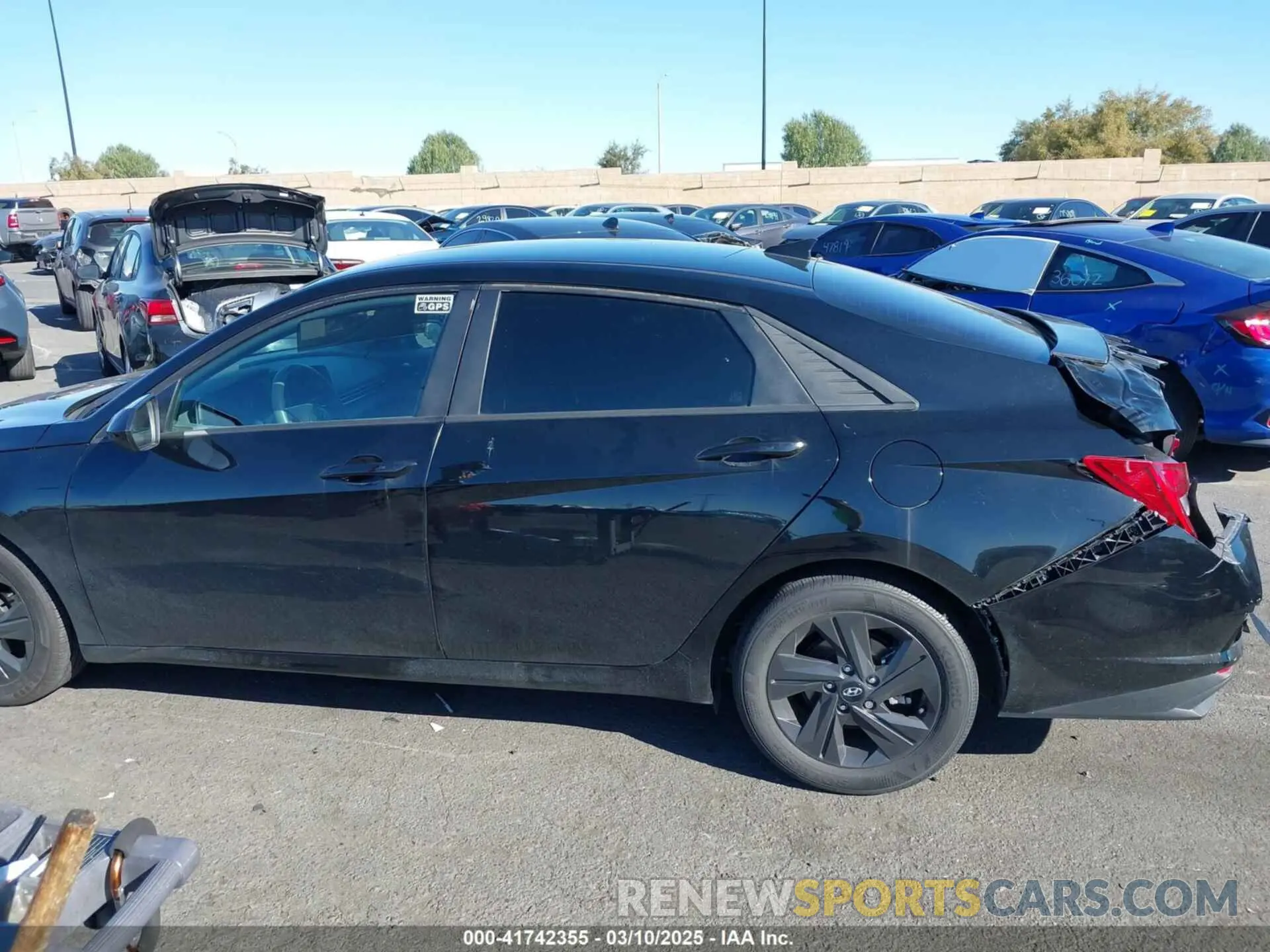 15 fotografías del automóvil dañado KMHLM4AJ8MU012133 HYUNDAI ELANTRA HYBRID 2021