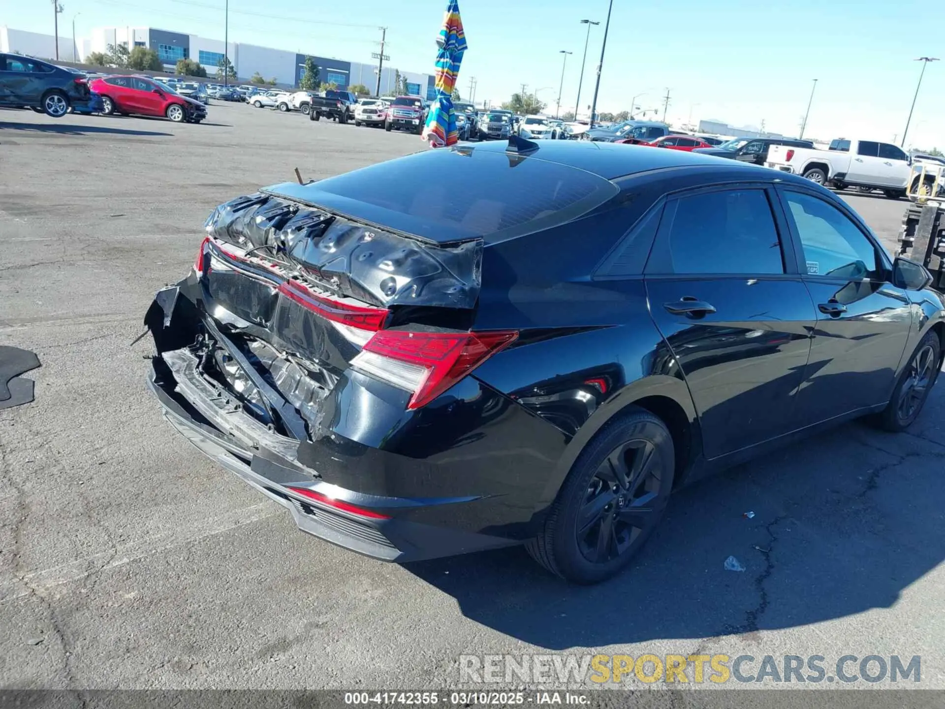4 fotografías del automóvil dañado KMHLM4AJ8MU012133 HYUNDAI ELANTRA HYBRID 2021