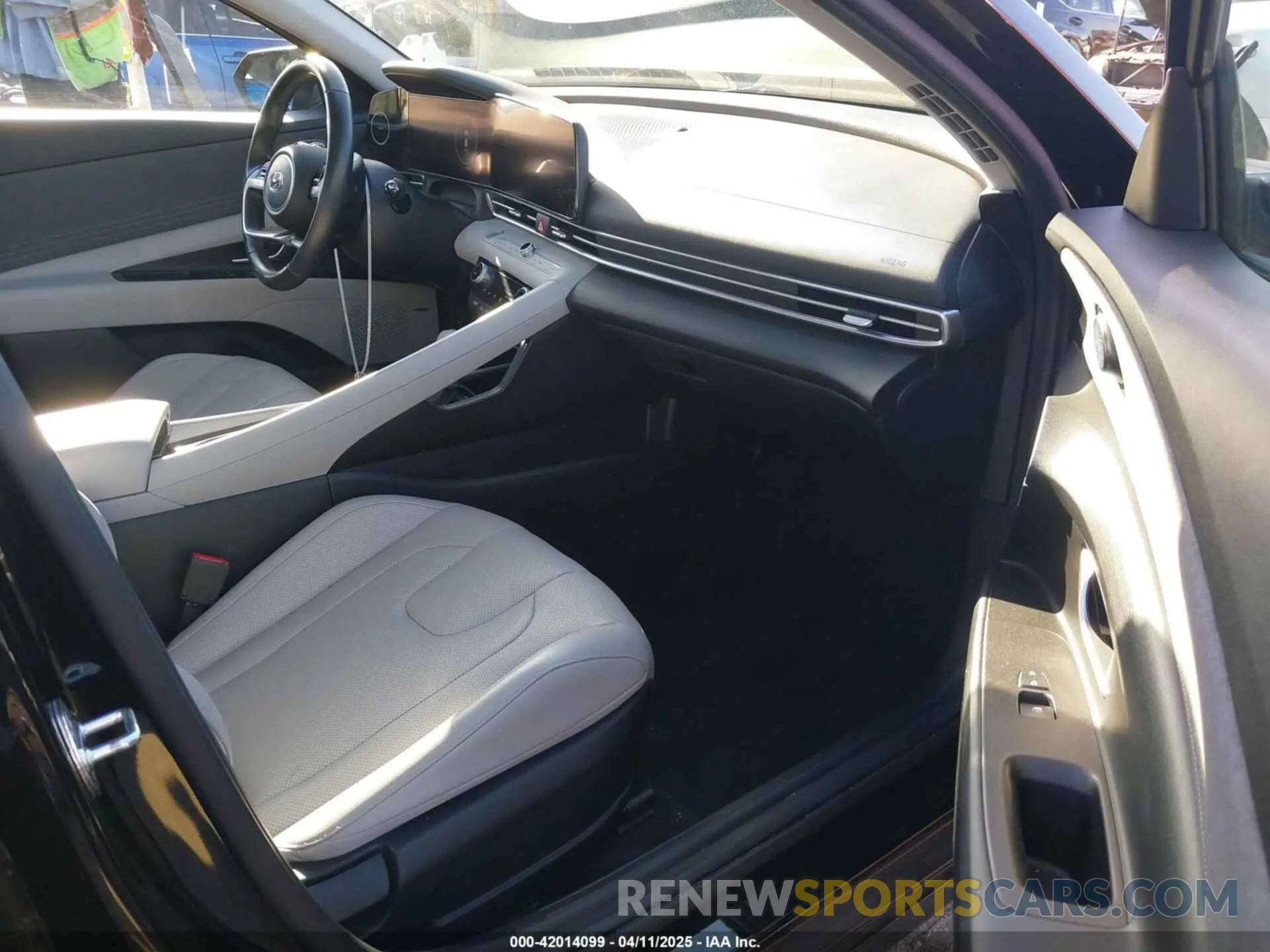 5 fotografías del automóvil dañado KMHLN4AJ4MU005340 HYUNDAI ELANTRA HYBRID 2021