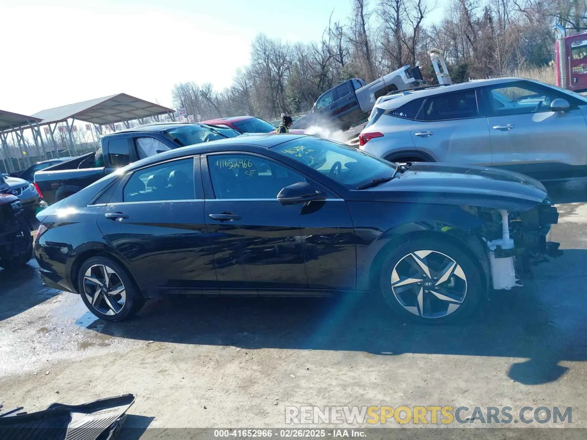 14 fotografías del automóvil dañado KMHLN4AJ7MU005123 HYUNDAI ELANTRA HYBRID 2021