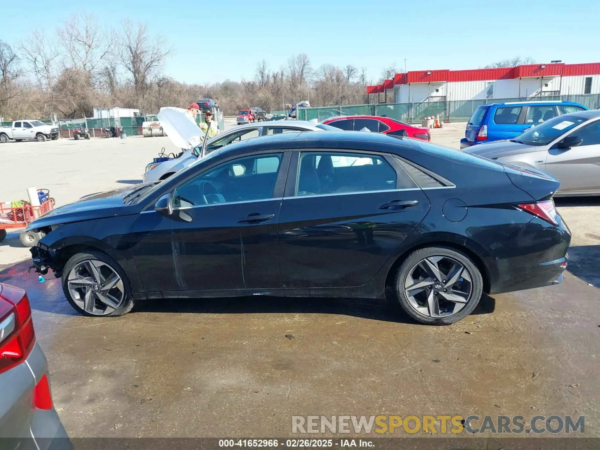 15 fotografías del automóvil dañado KMHLN4AJ7MU005123 HYUNDAI ELANTRA HYBRID 2021