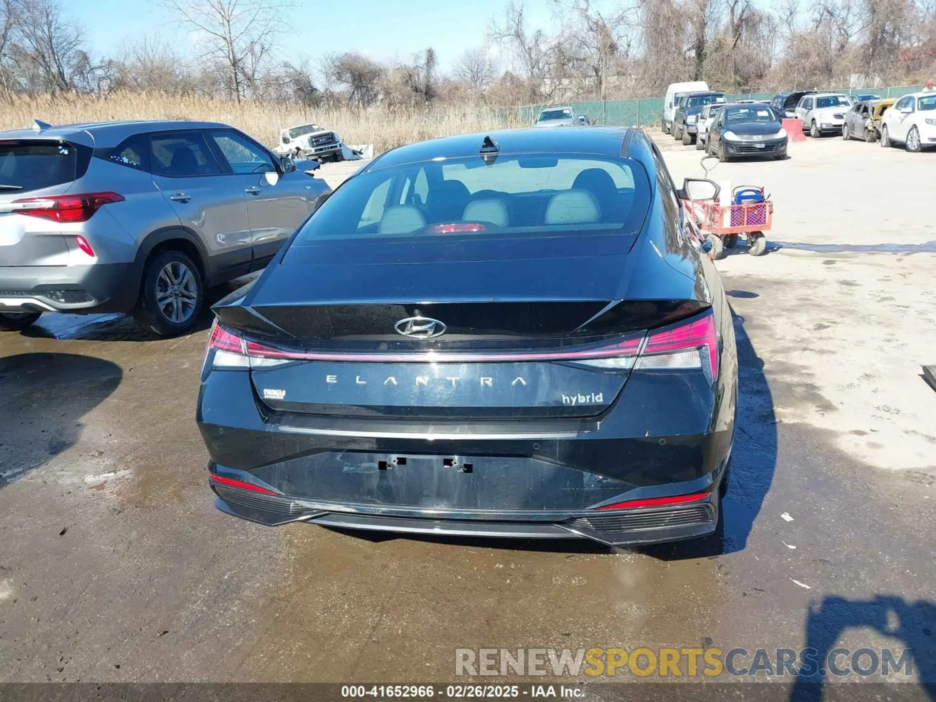 17 fotografías del automóvil dañado KMHLN4AJ7MU005123 HYUNDAI ELANTRA HYBRID 2021