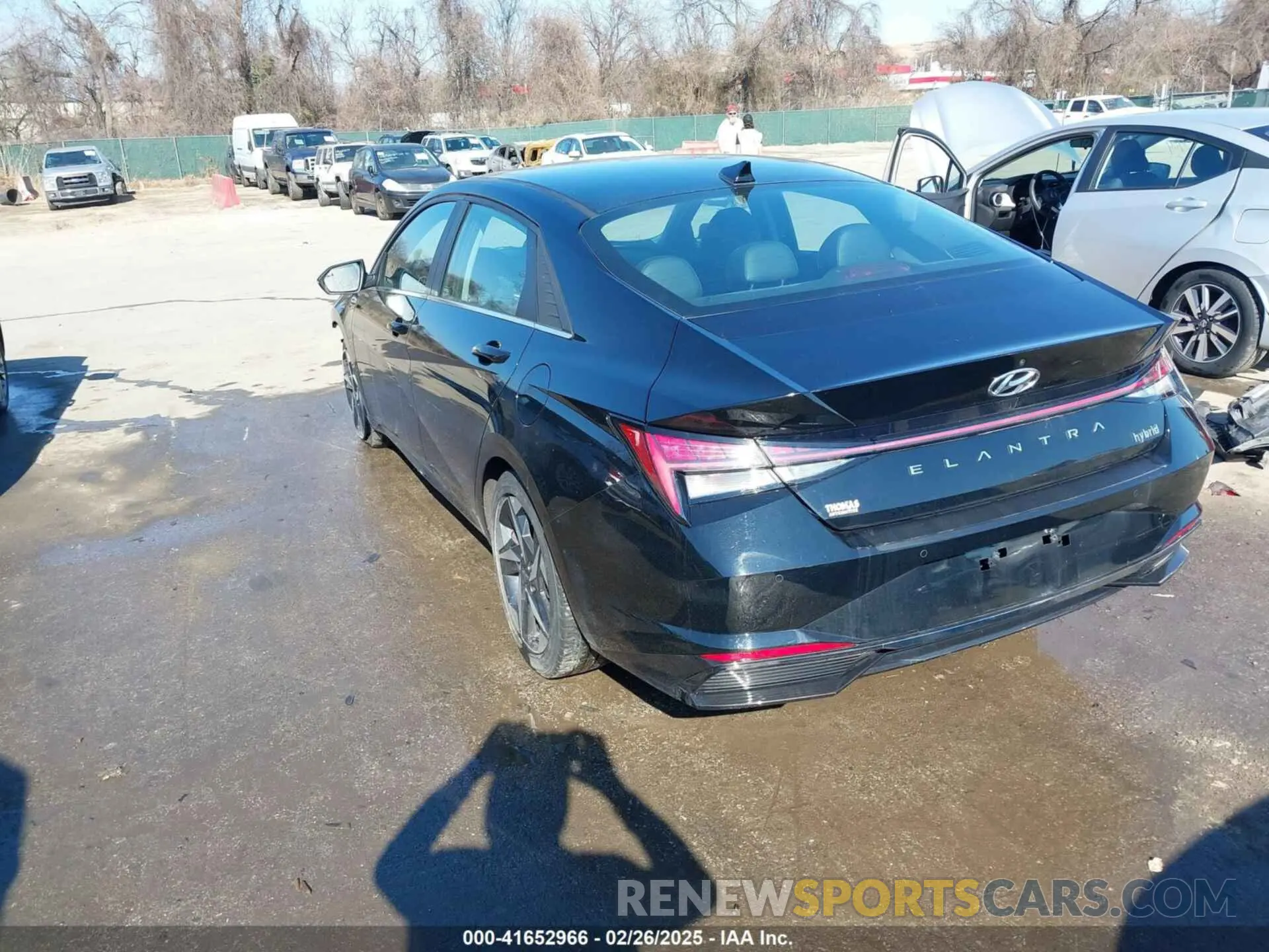 3 fotografías del automóvil dañado KMHLN4AJ7MU005123 HYUNDAI ELANTRA HYBRID 2021