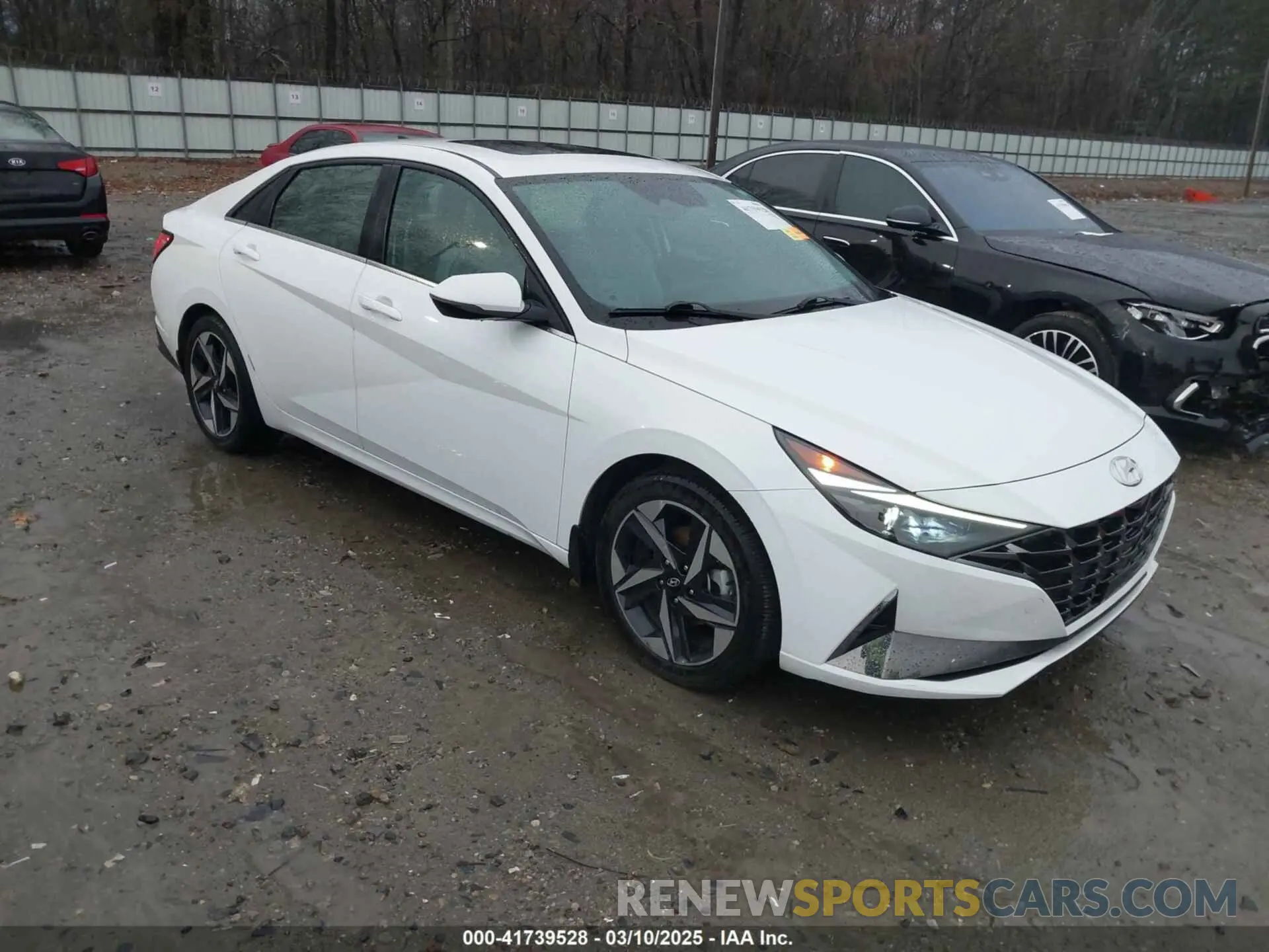 1 fotografías del automóvil dañado KMHLN4AJ8MU011366 HYUNDAI ELANTRA HYBRID 2021