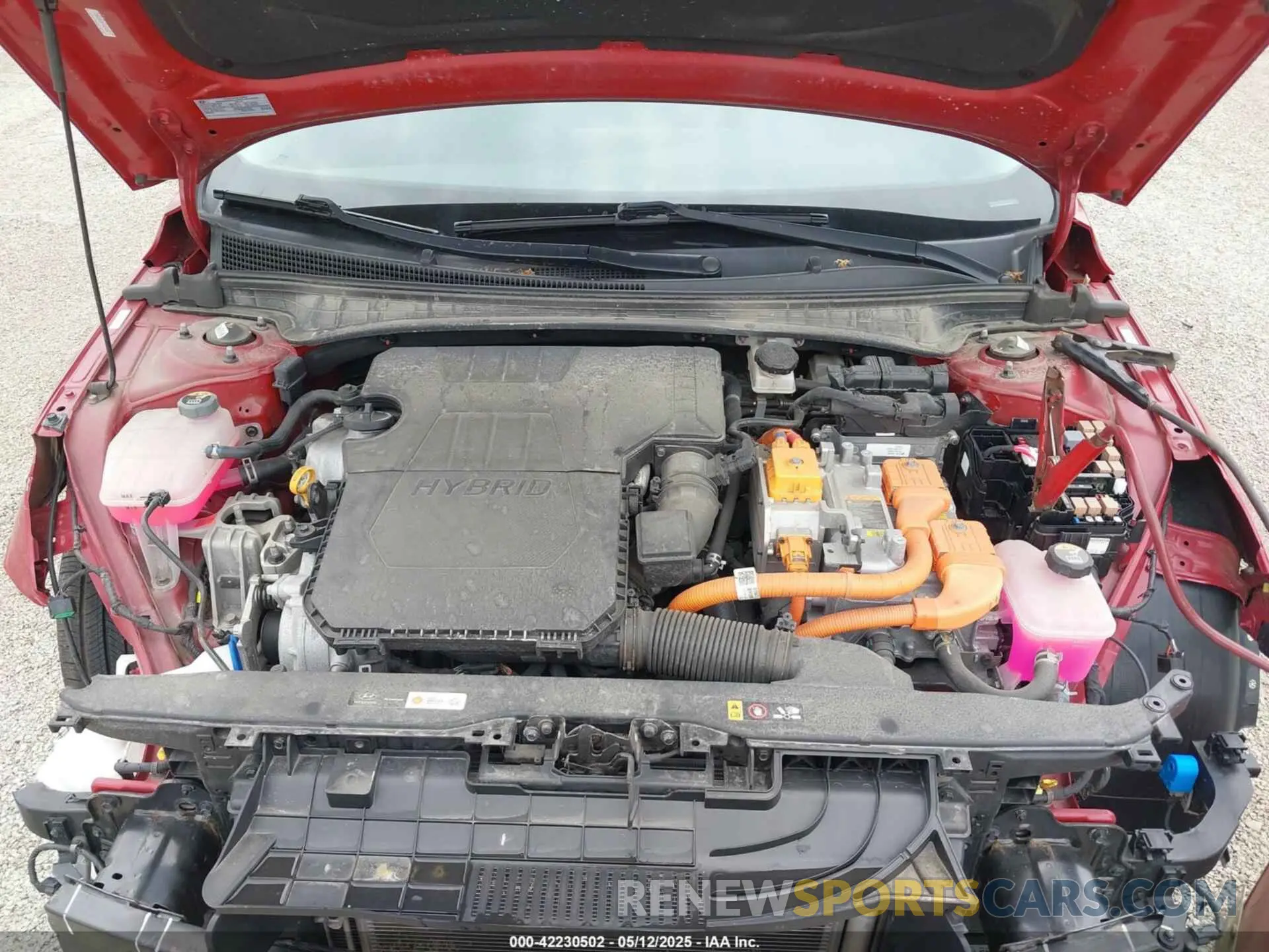 10 fotografías del automóvil dañado KMHLN4AJ9MU004684 HYUNDAI ELANTRA HYBRID 2021