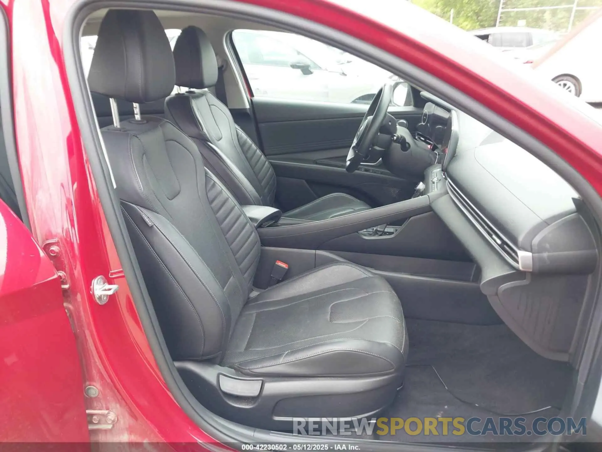 5 fotografías del automóvil dañado KMHLN4AJ9MU004684 HYUNDAI ELANTRA HYBRID 2021