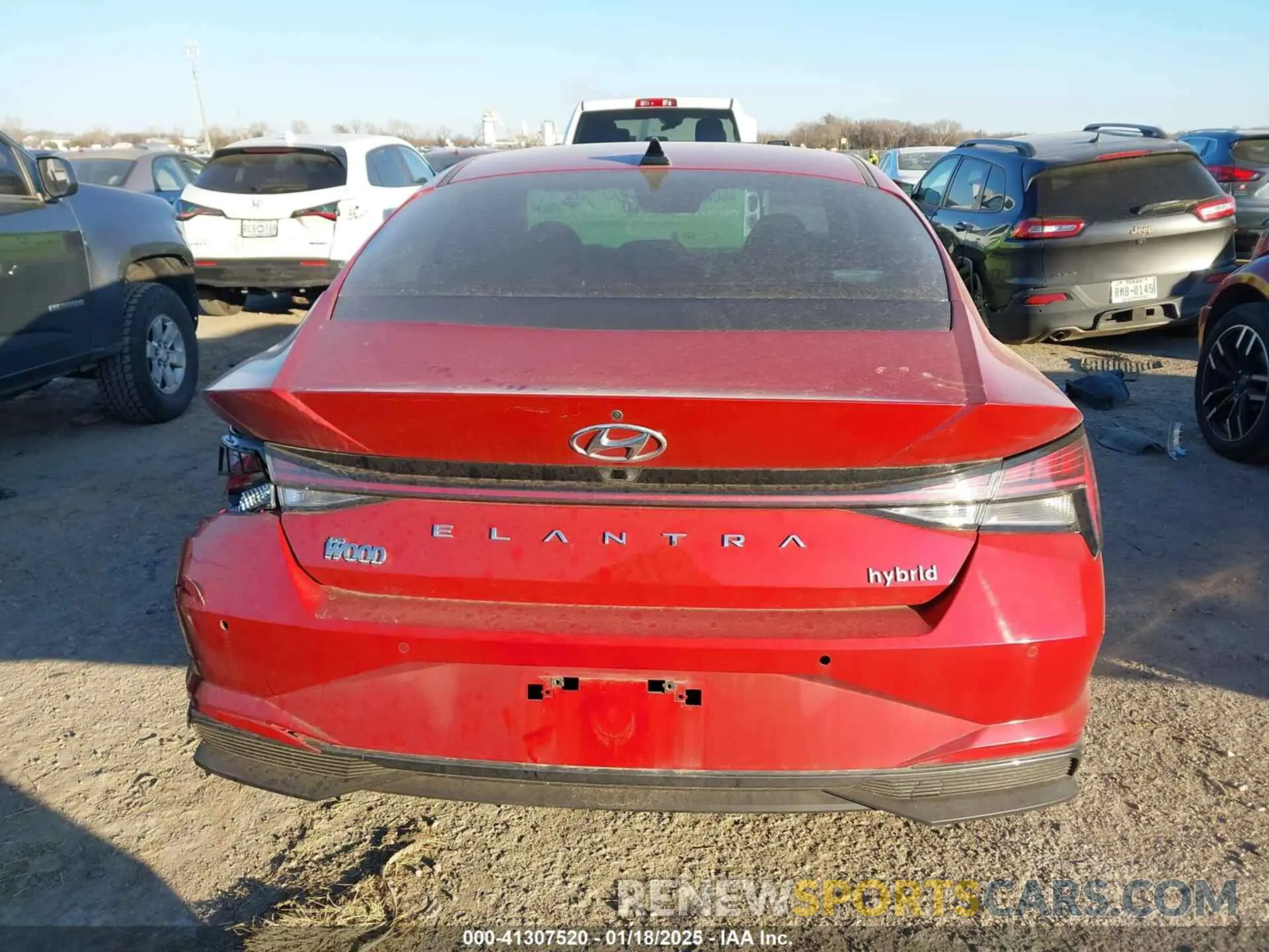 16 fotografías del automóvil dañado KMHLN4AJ9MU010243 HYUNDAI ELANTRA HYBRID 2021