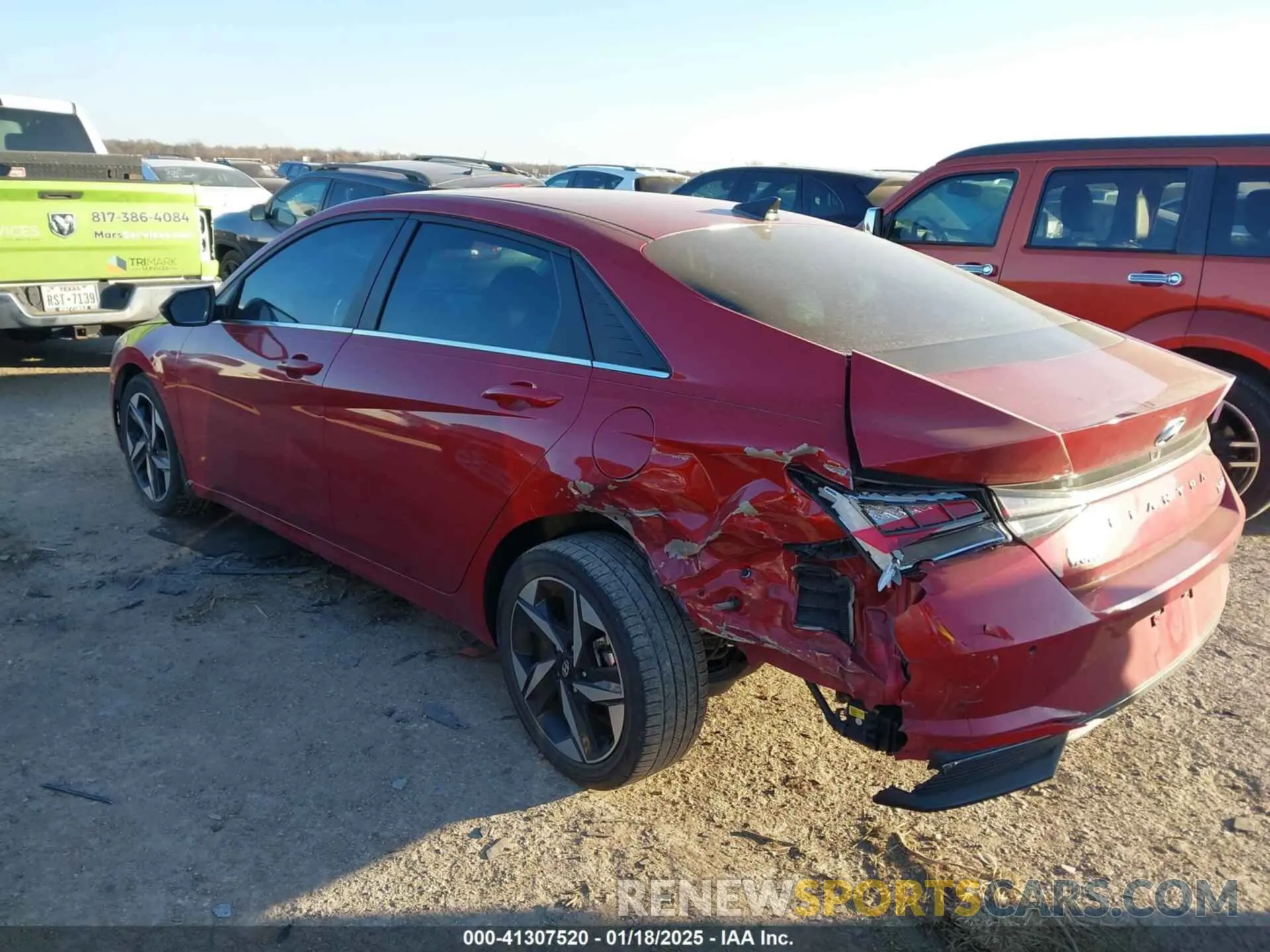 3 fotografías del automóvil dañado KMHLN4AJ9MU010243 HYUNDAI ELANTRA HYBRID 2021
