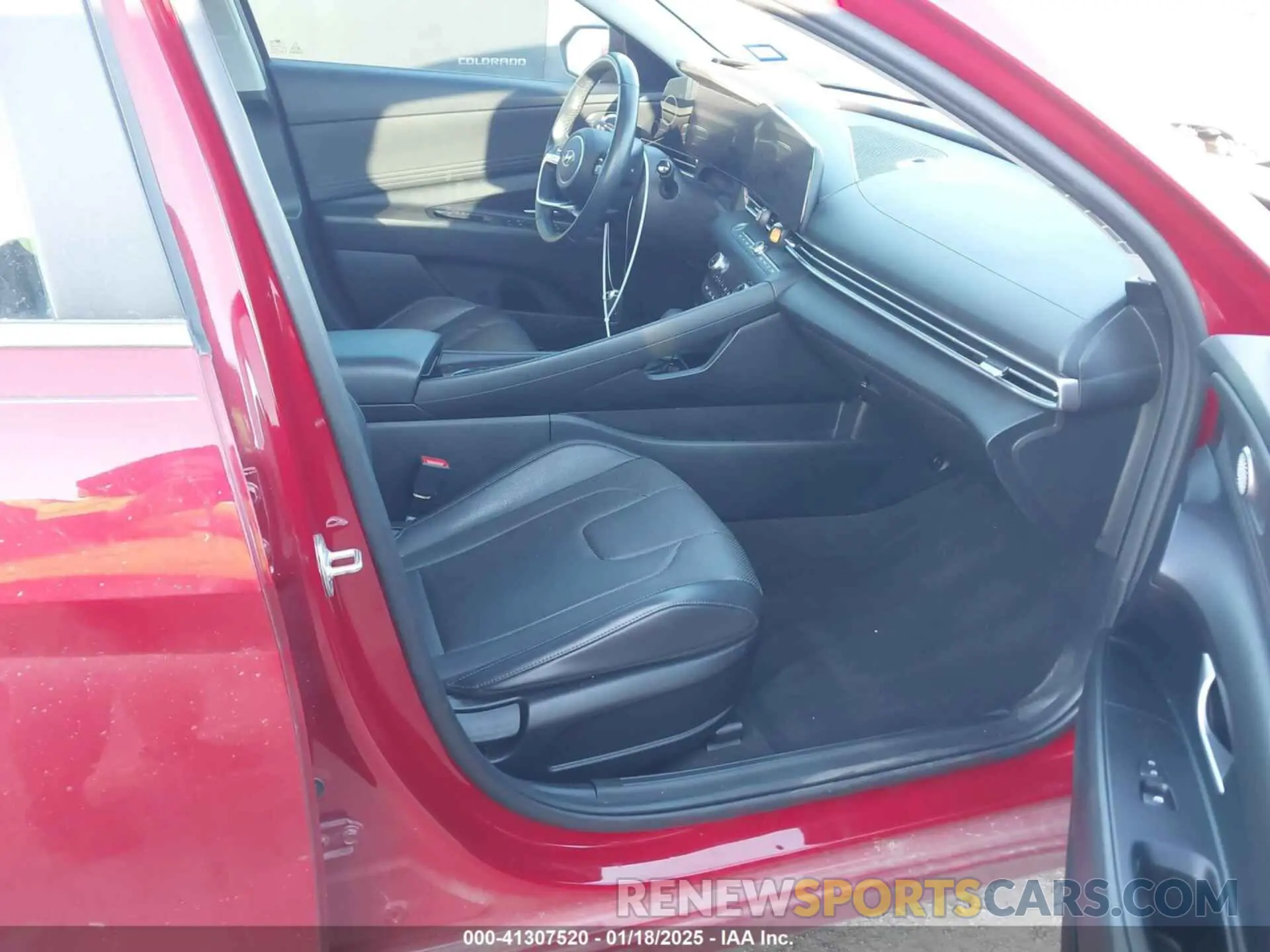 5 fotografías del automóvil dañado KMHLN4AJ9MU010243 HYUNDAI ELANTRA HYBRID 2021