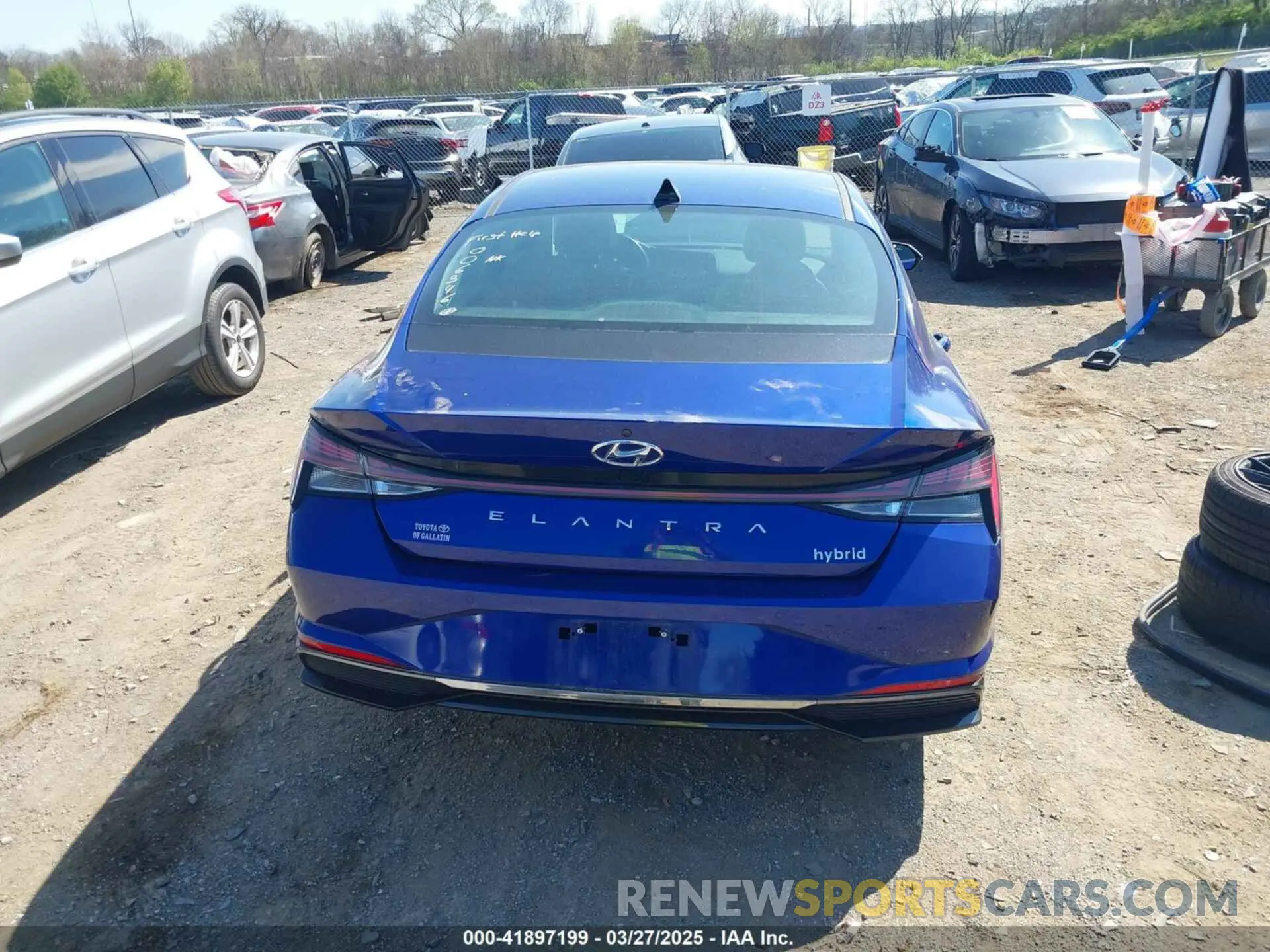 17 fotografías del automóvil dañado KMHLN4AJXMU006346 HYUNDAI ELANTRA HYBRID 2021