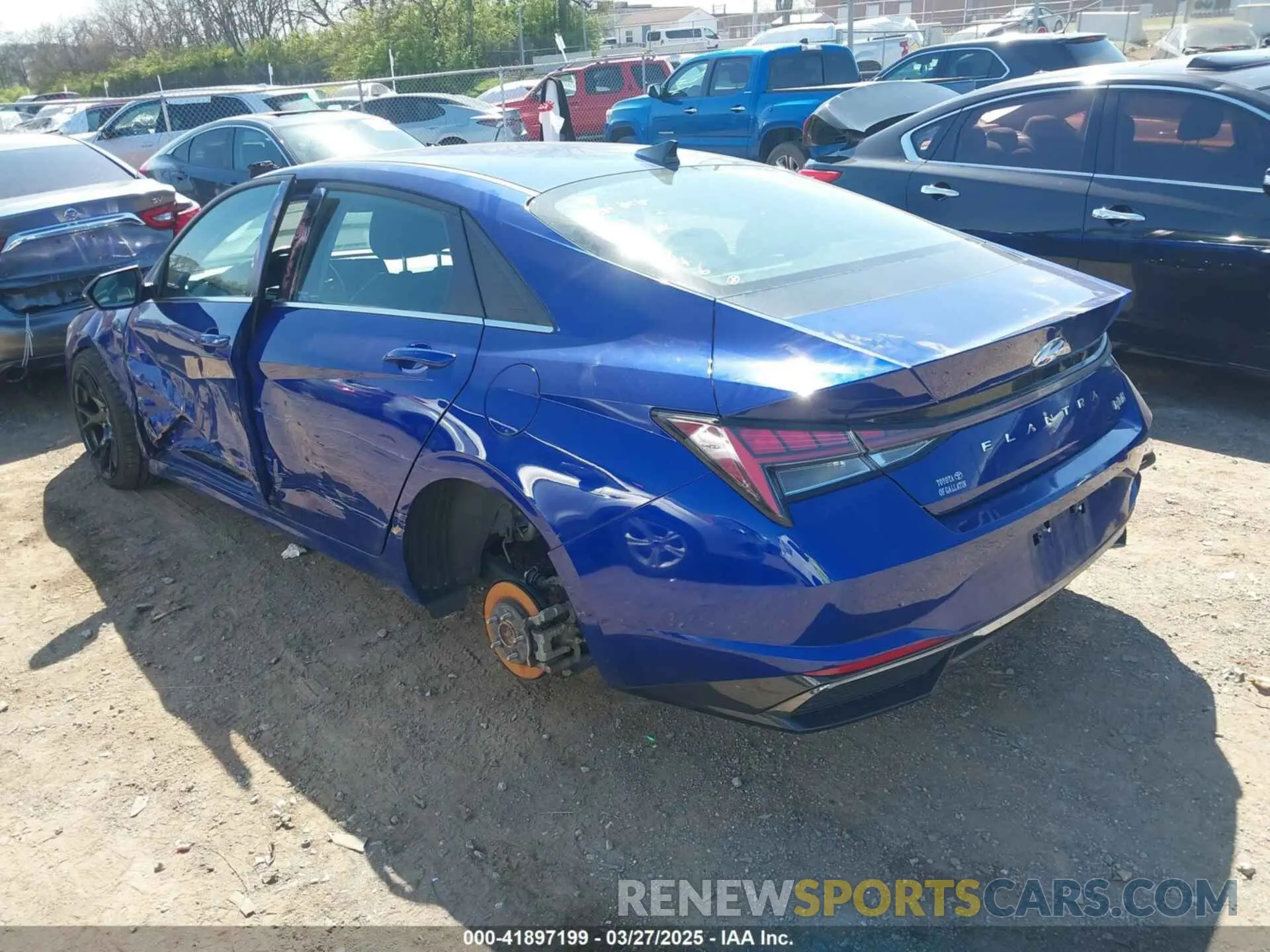 3 fotografías del automóvil dañado KMHLN4AJXMU006346 HYUNDAI ELANTRA HYBRID 2021